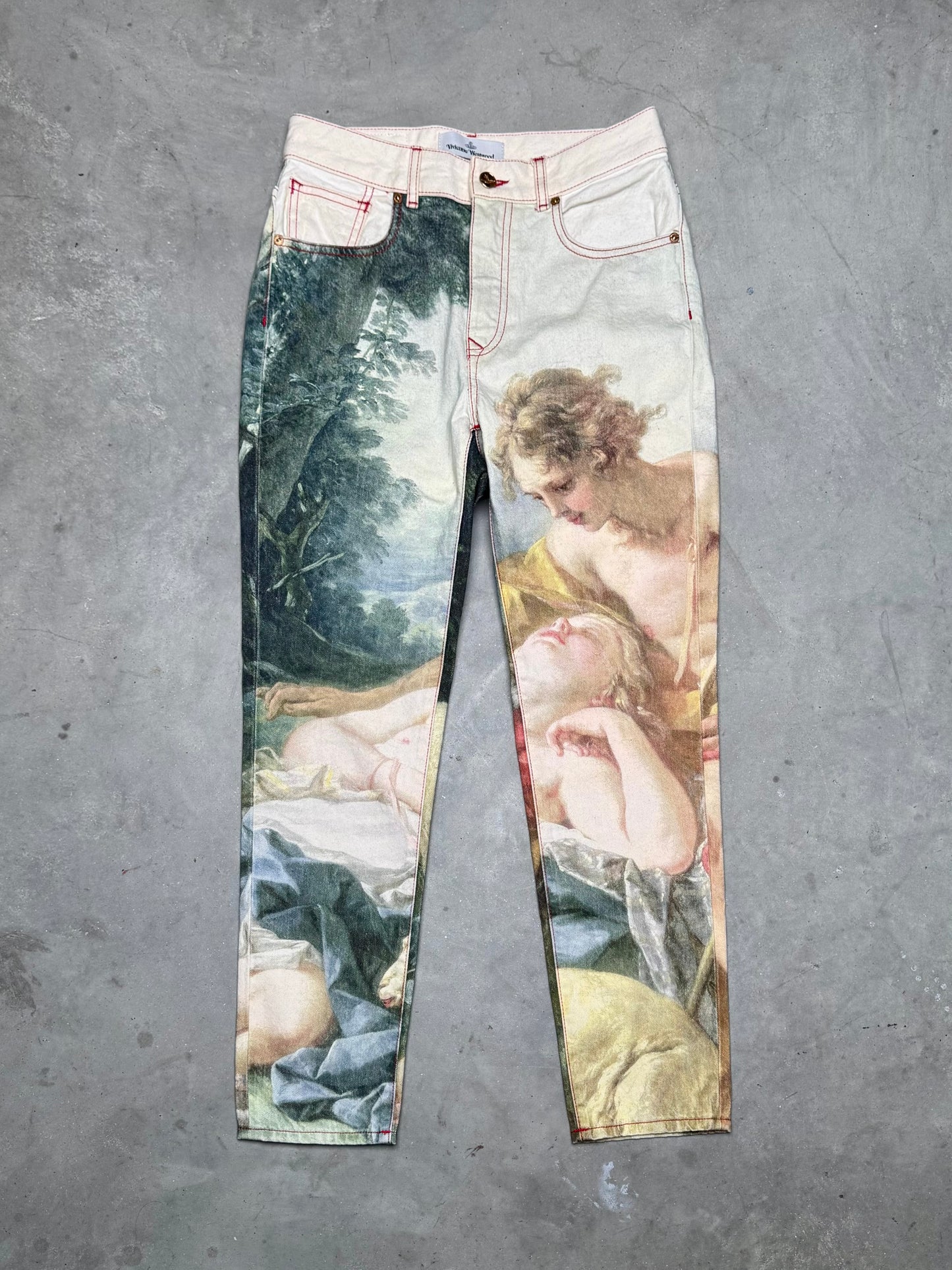 Vivienne Westwood AW21 Harris Boucher Painting Jeans