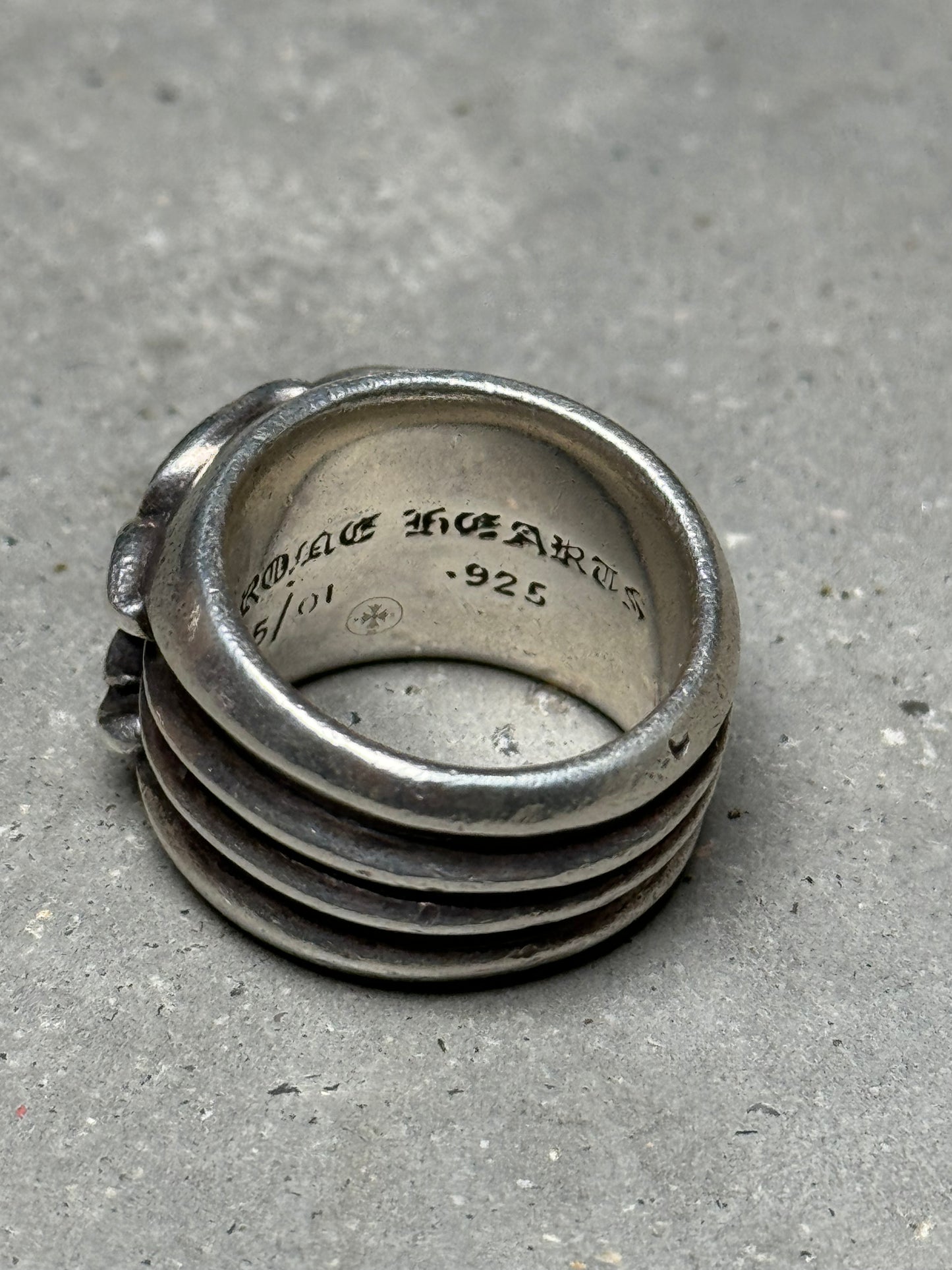 Chrome Hearts Dagger Heart Ring