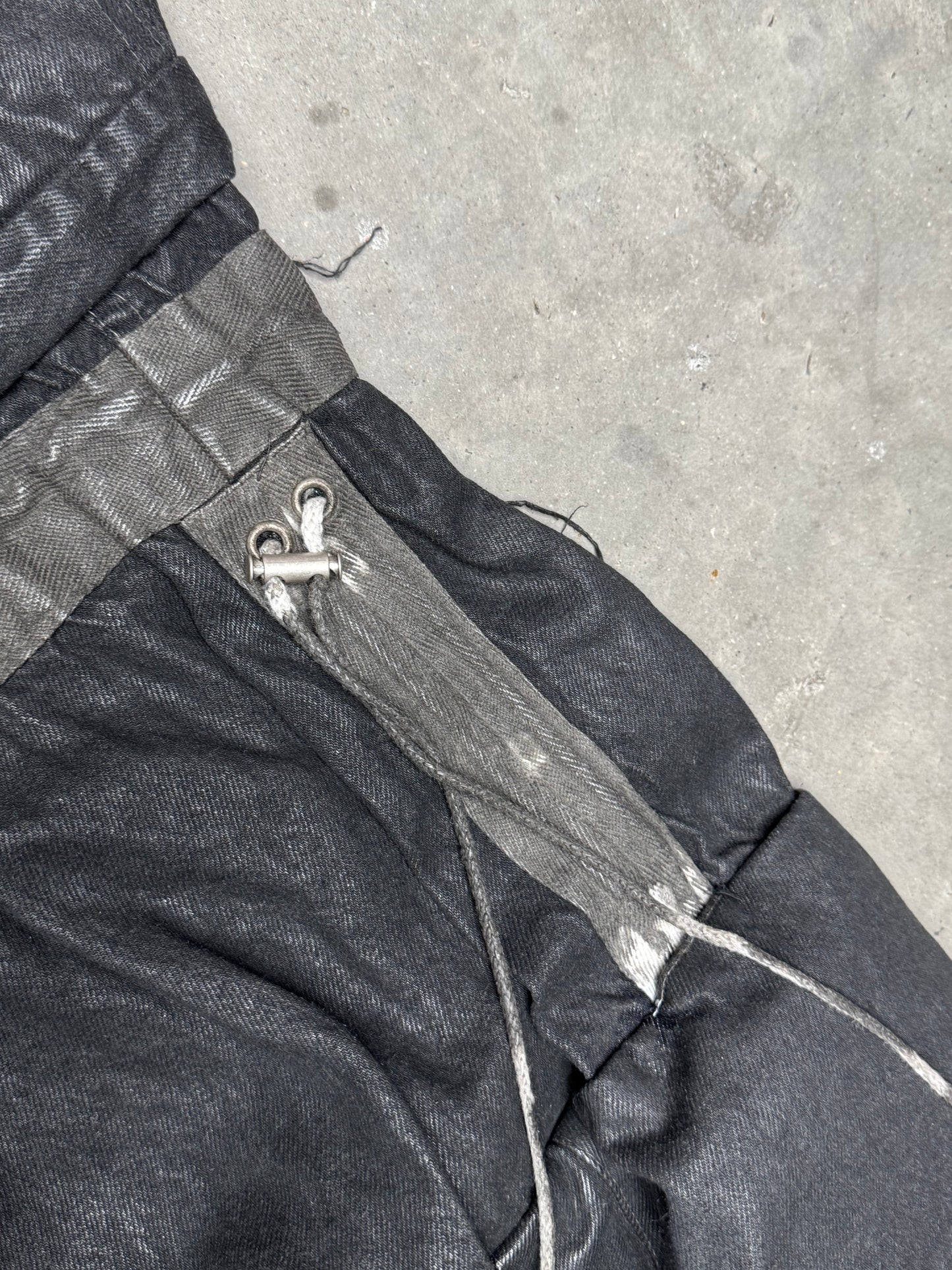 Shine Luxury NEMENTHON Layered Jumbo Flared Cargo Pants