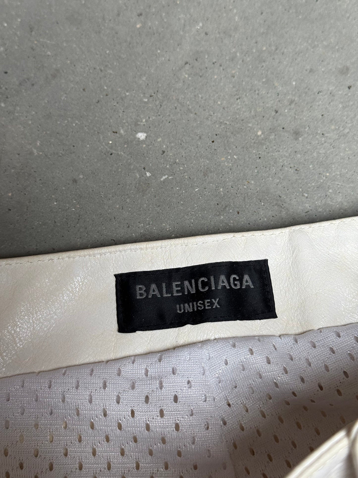 Balenciaga Summer 23 Mudshow Biker Leather Pants