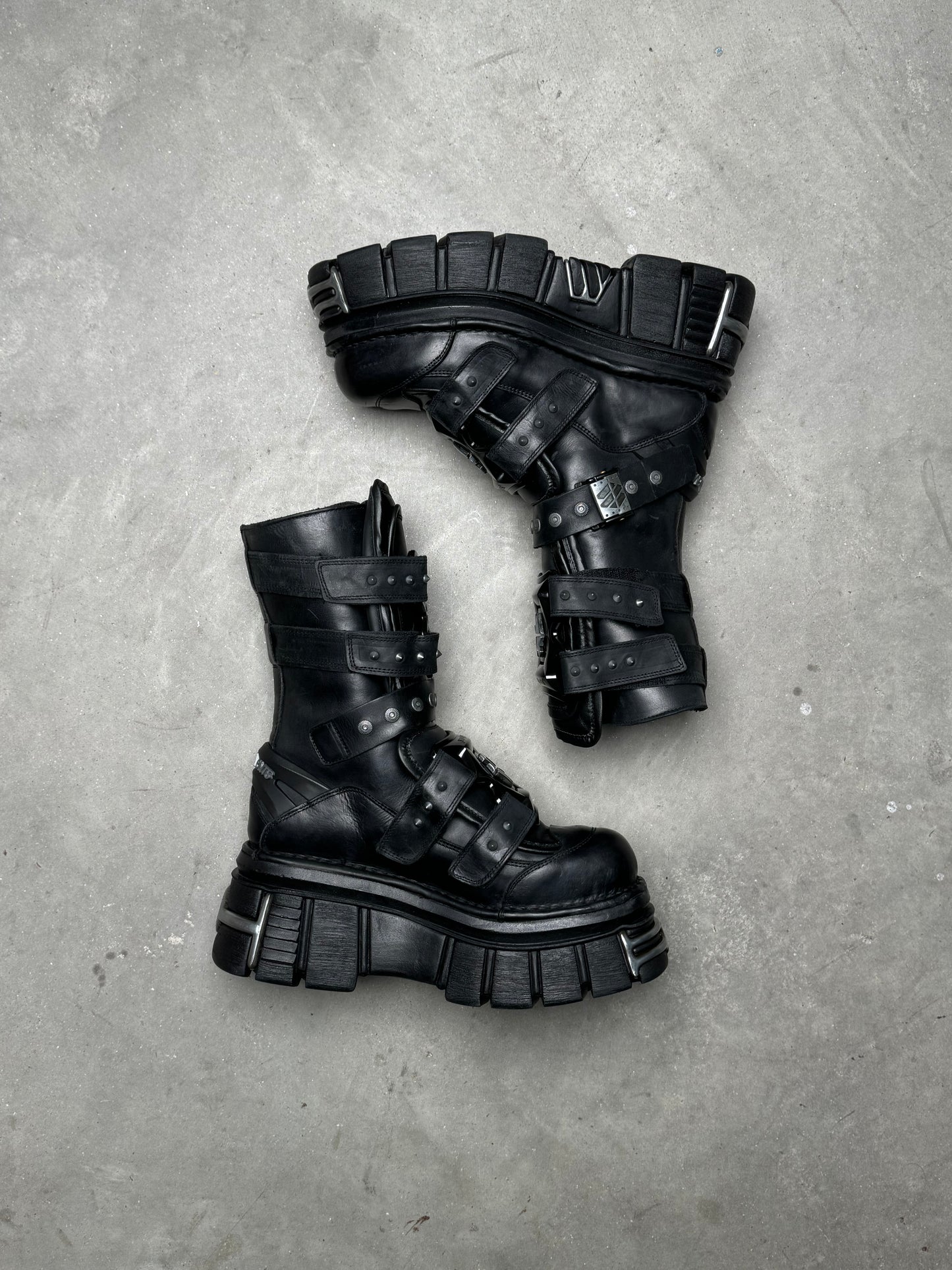 VETEMENS New Rock Gamer Platform Boots