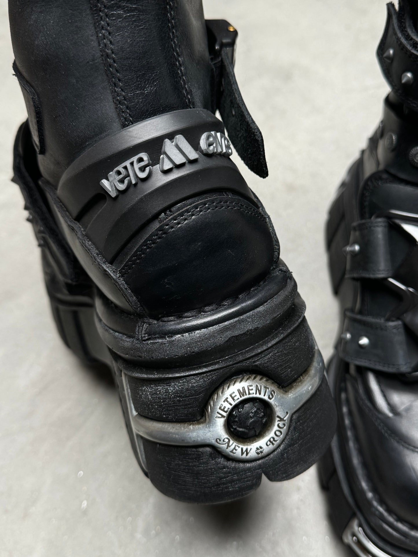 VETEMENS New Rock Gamer Platform Boots