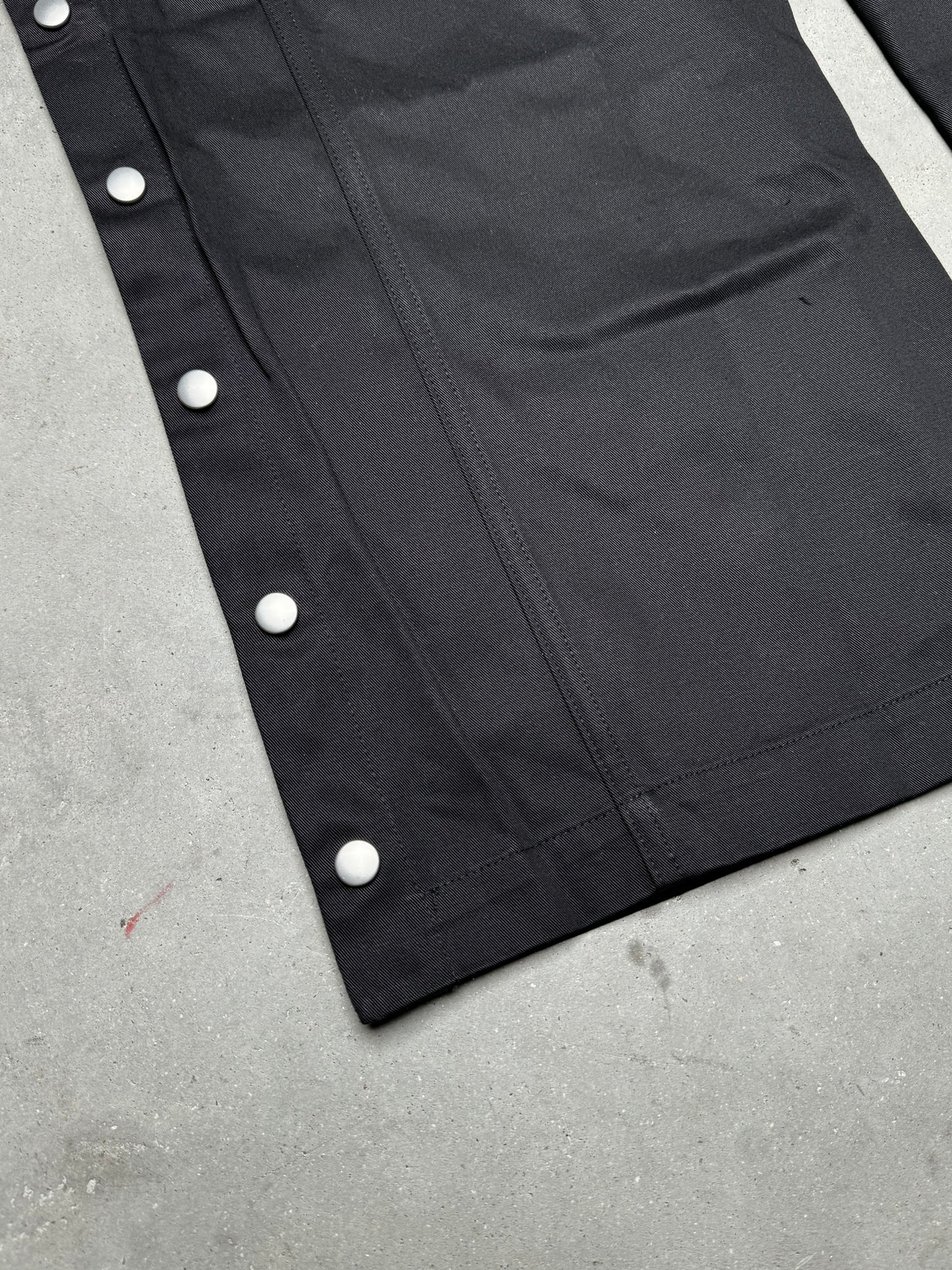 Rick Owens DRKSHDW FW23 LUXOR Pusher Cotton Twill Black Pants Black