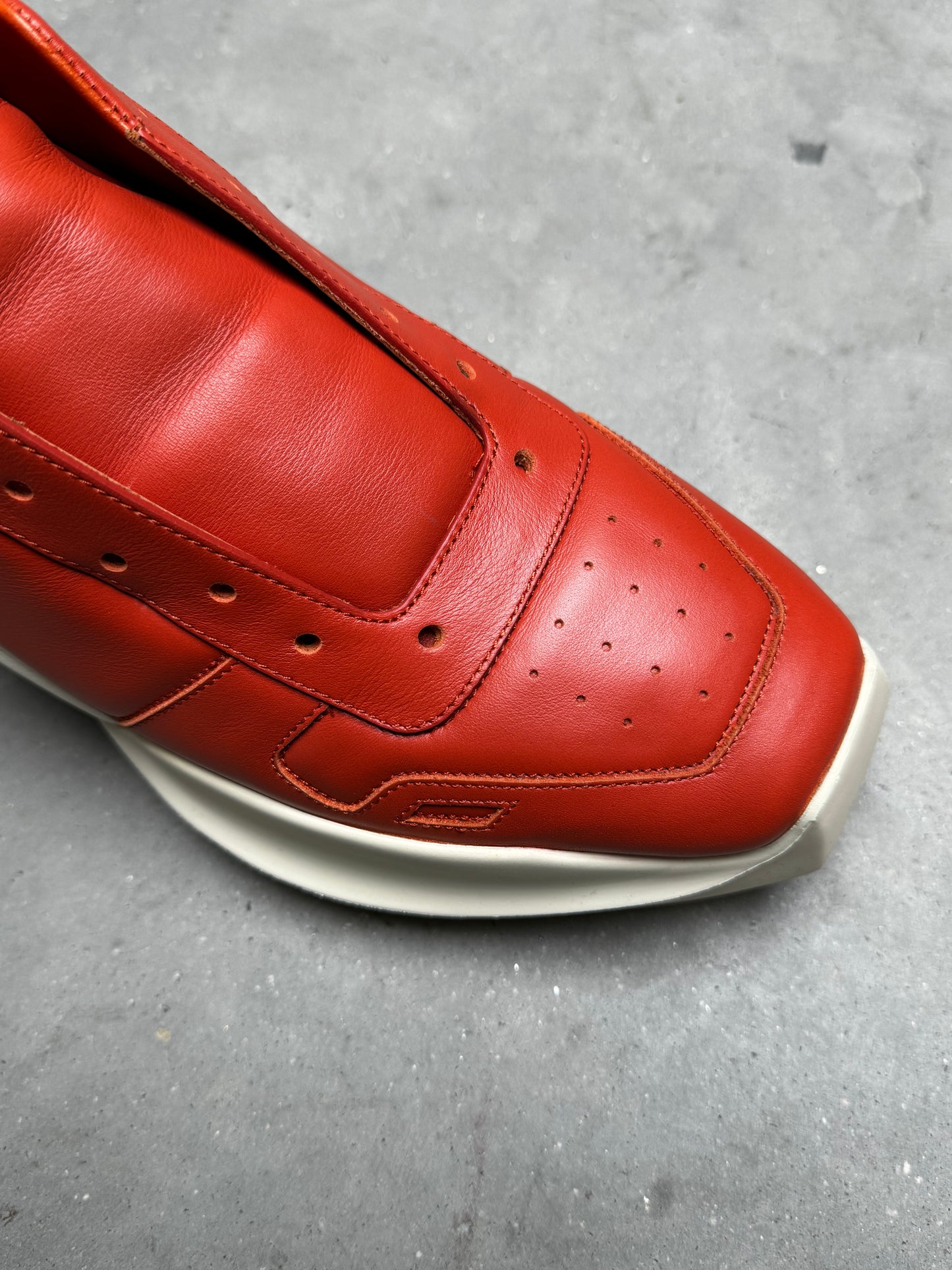 Rick Owens 1 OF 1 SAMPLE Geth Runner Orange Milk