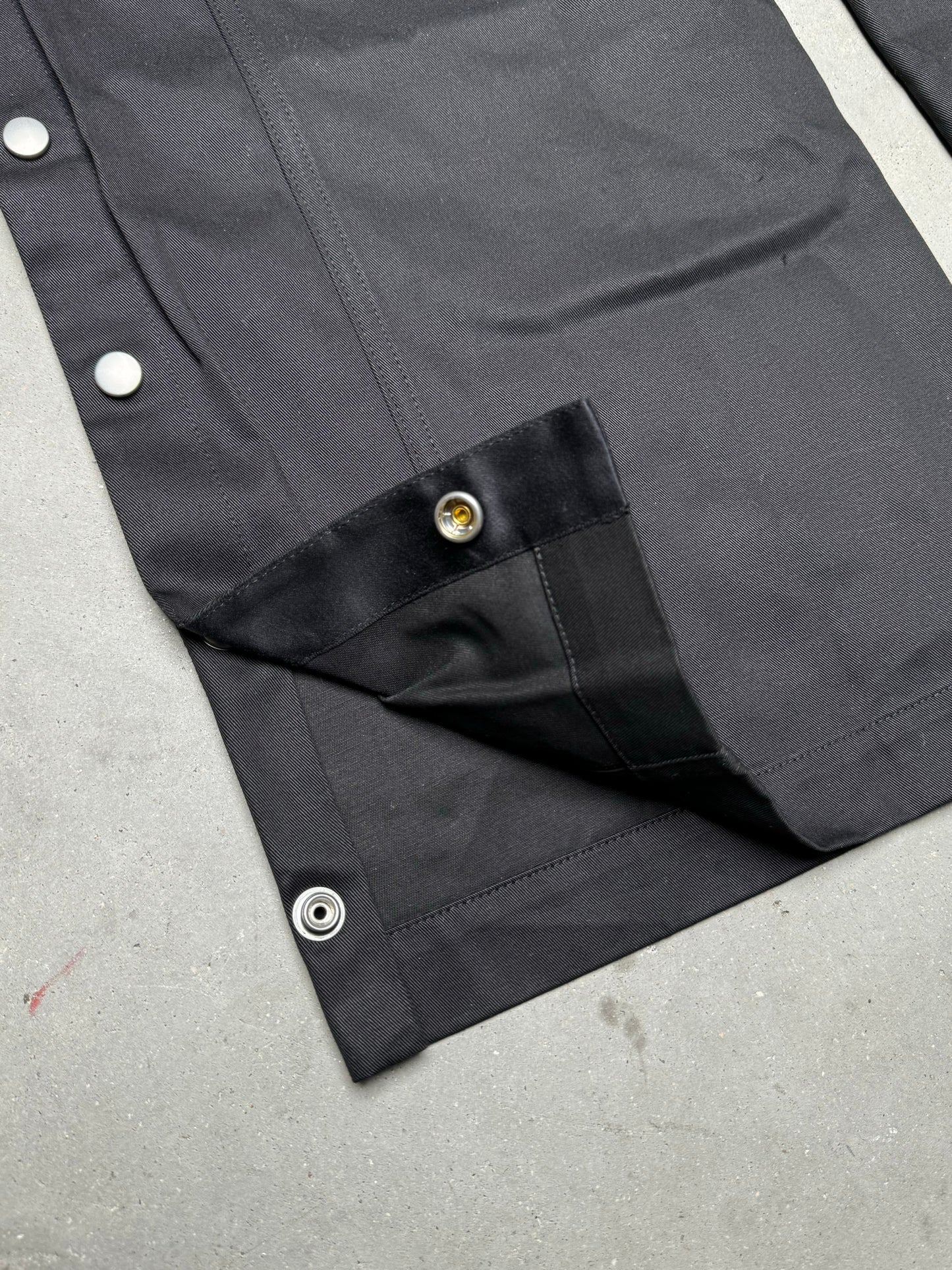 Rick Owens DRKSHDW FW23 LUXOR Pusher Cotton Twill Black Pants Black