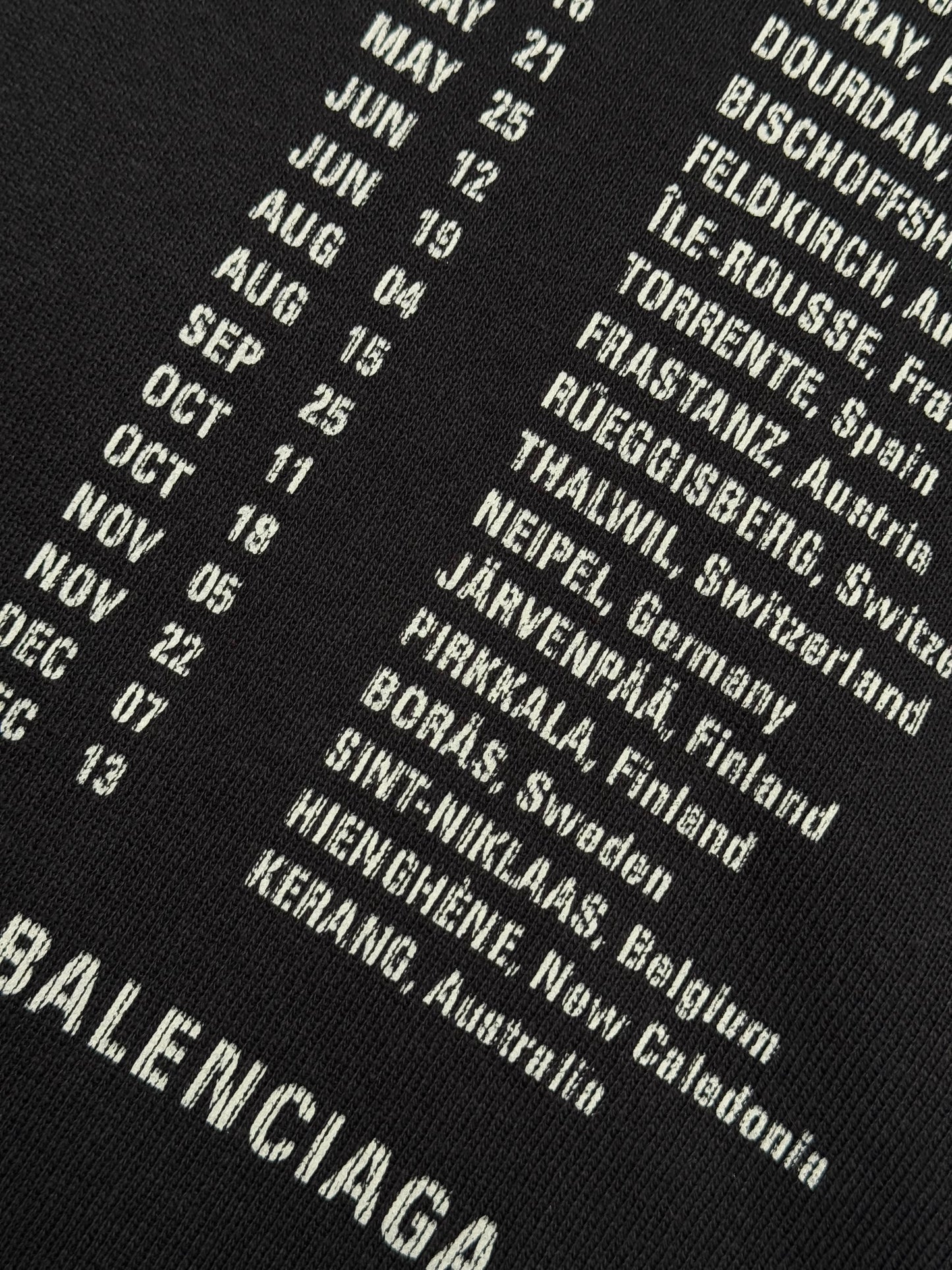 Balenciaga Winter 18 Speed Hunters Double Layered Oversized Hoodie