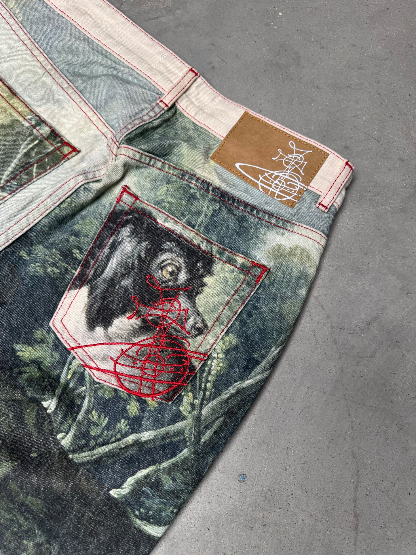 Vivienne Westwood AW21 Harris Boucher Painting Jeans