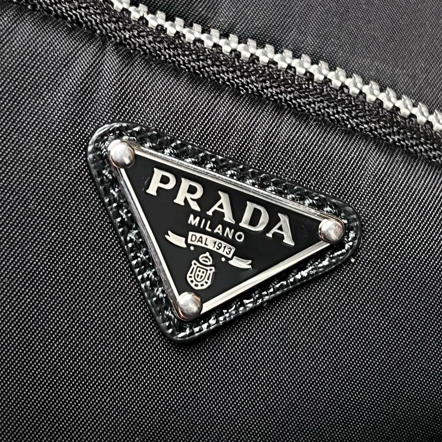 Prada FW21 Raf Simons Runway Re-Nylon Wool Knit Oversized Bomber Jacket Black Red