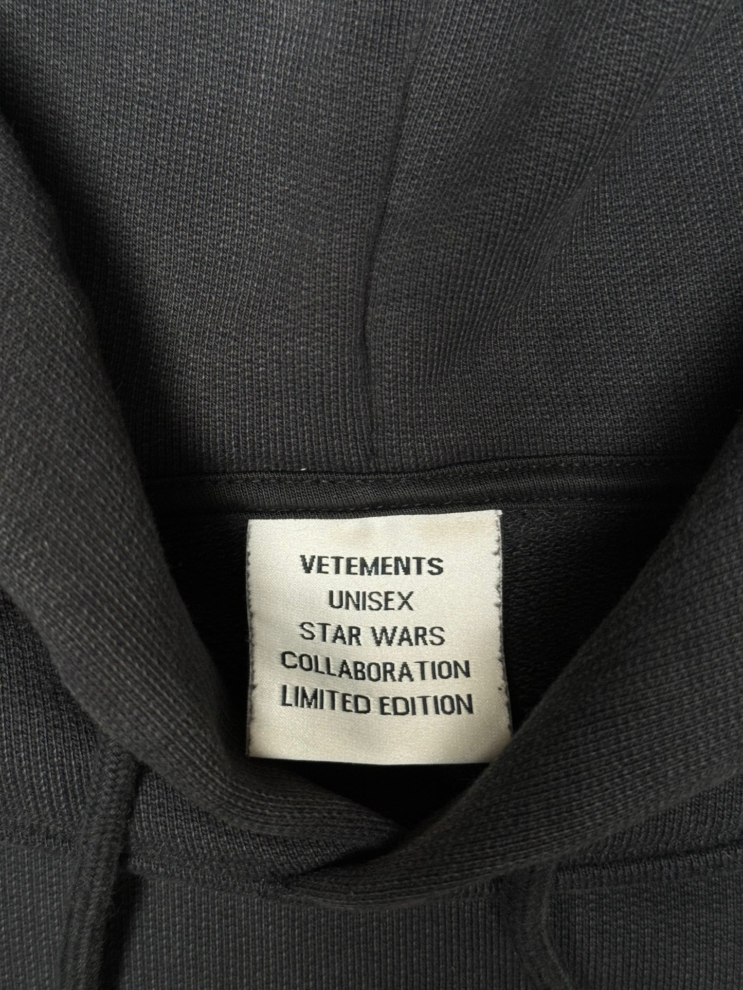 VETEMENTS Star Wars Yellow Logo Hoodie (Defective)