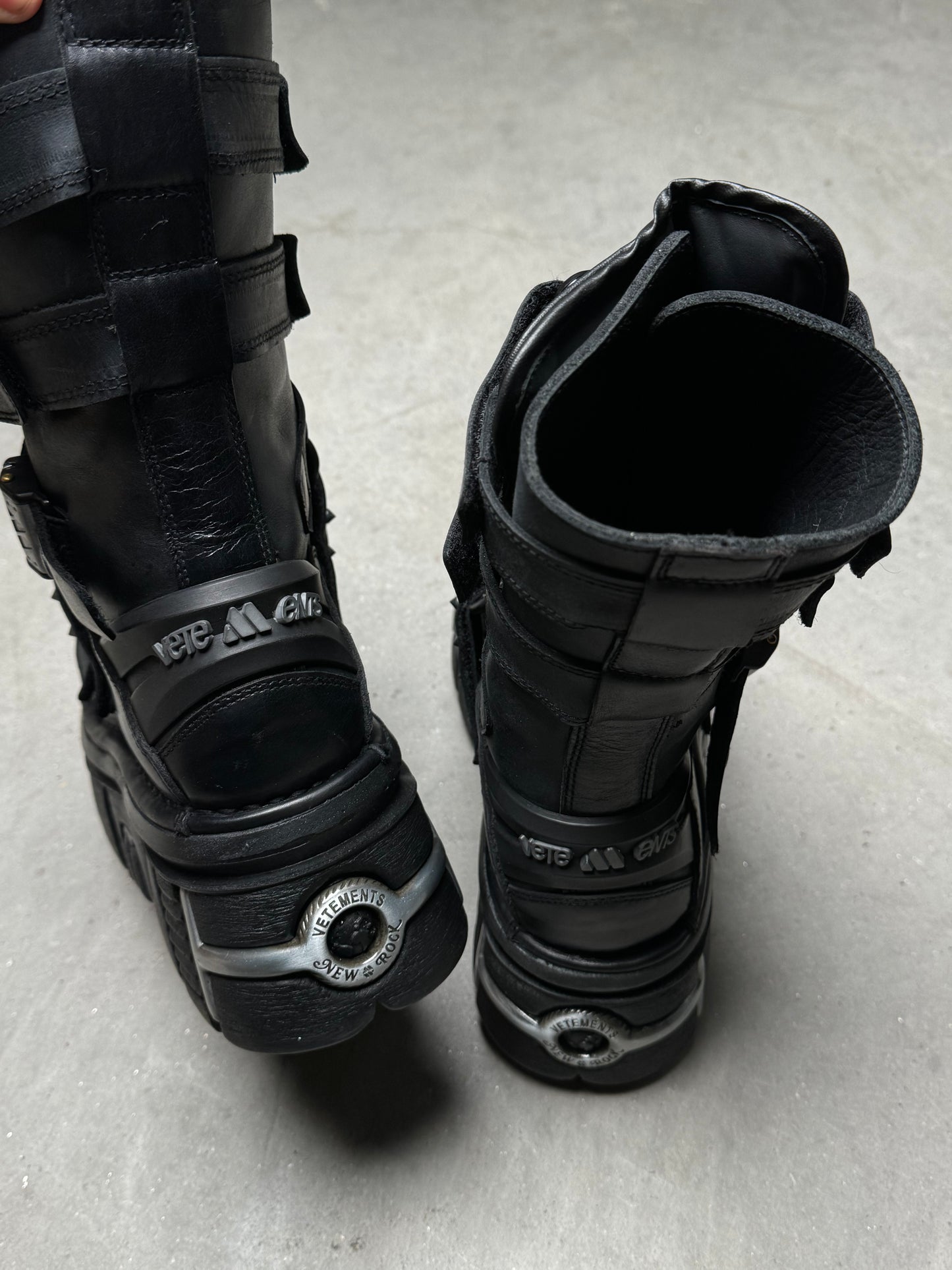 VETEMENS New Rock Gamer Platform Boots