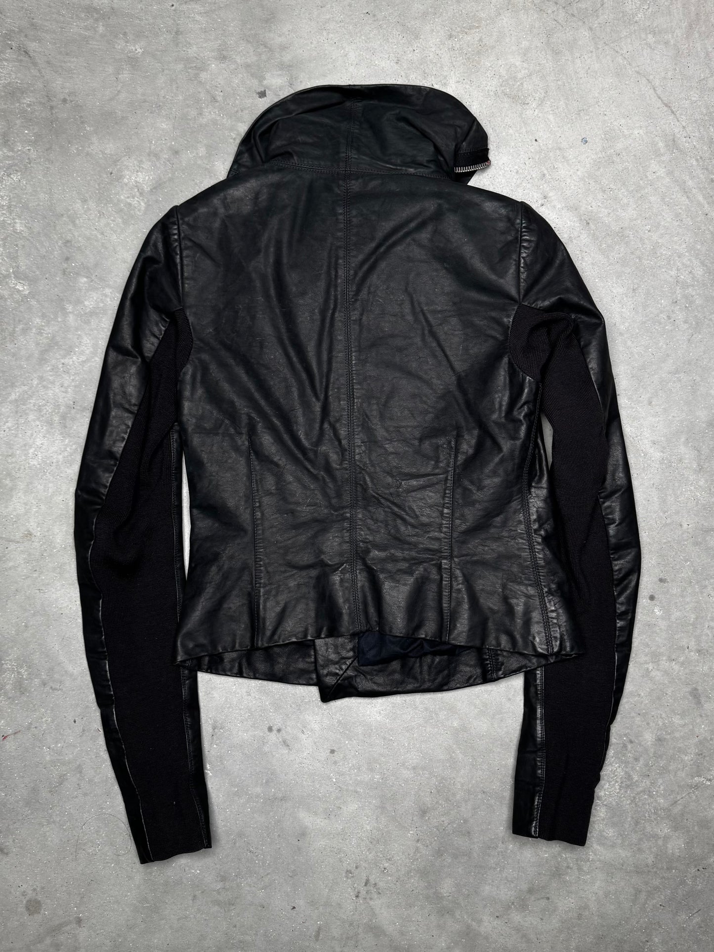 Rick Owens Leather Biker Jacket