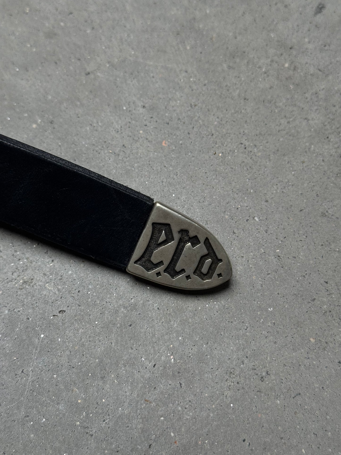 Enfants Riches Déprimés Eagle Buckle Studded Belt Black