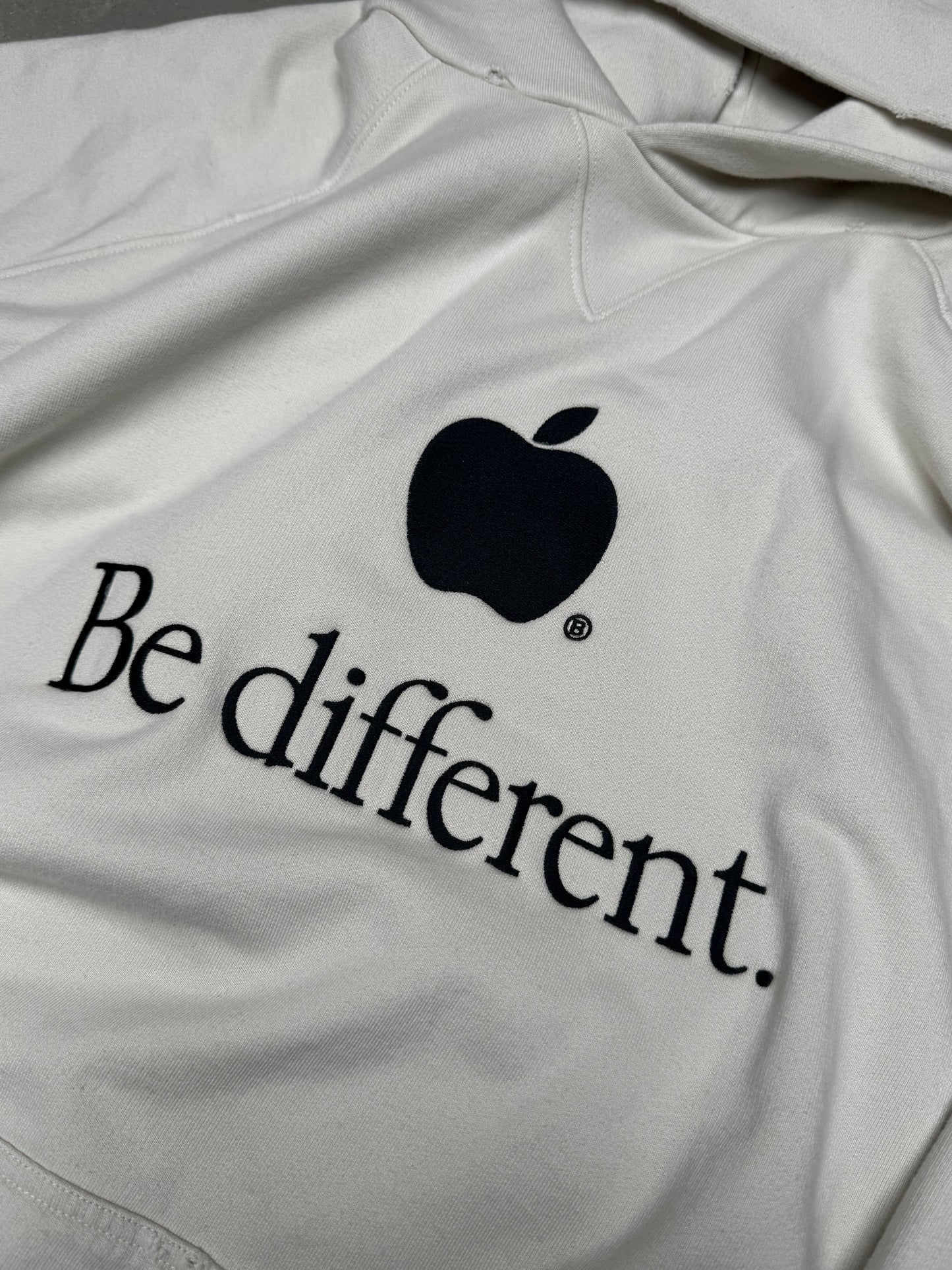 Balenciaga 1 OF 1 SAMPLE Be Different Apple Layered Hoodie White
