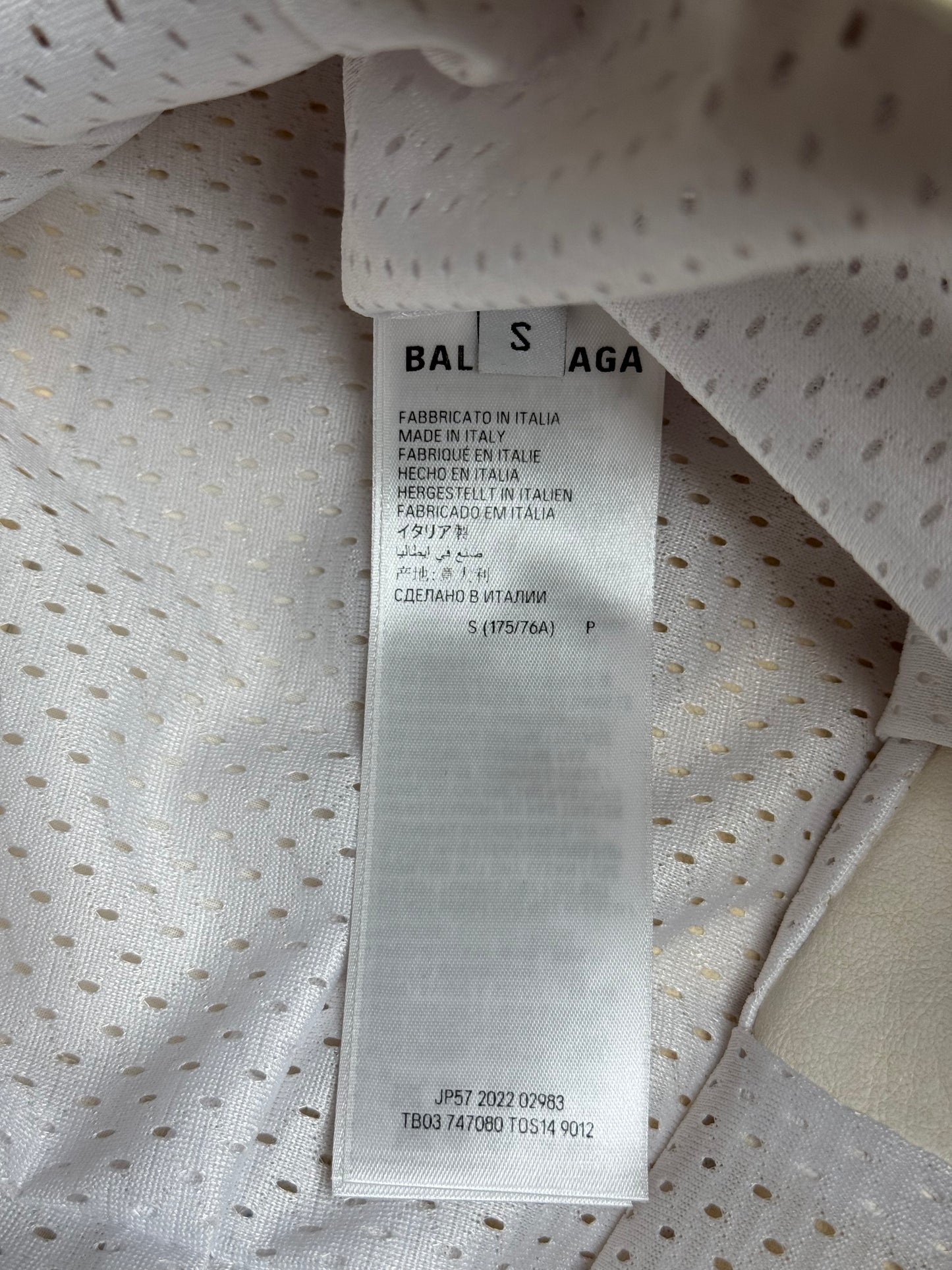 Balenciaga Summer 23 Mudshow Biker Leather Pants