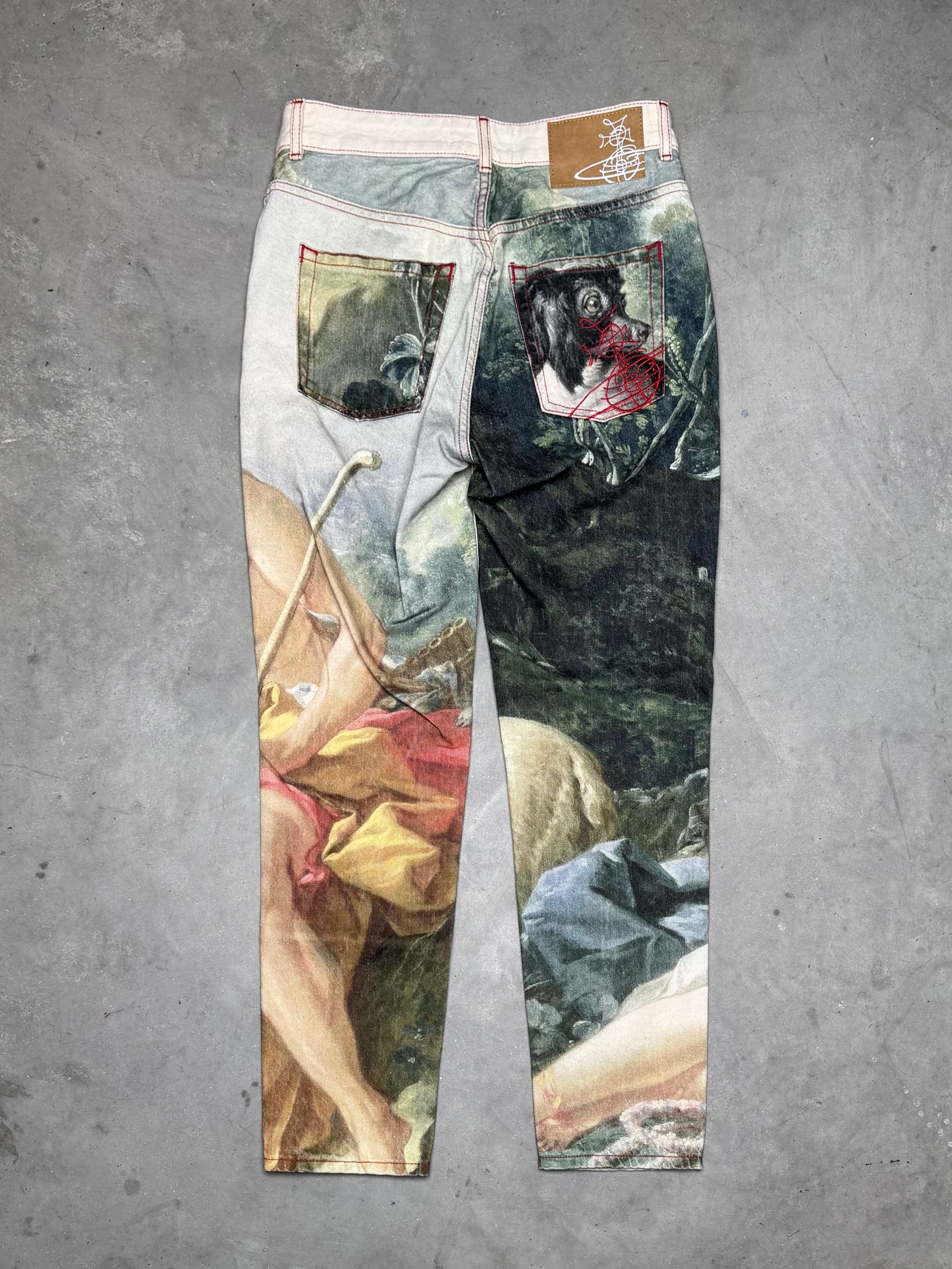 Vivienne Westwood AW21 Harris Boucher Painting Jeans