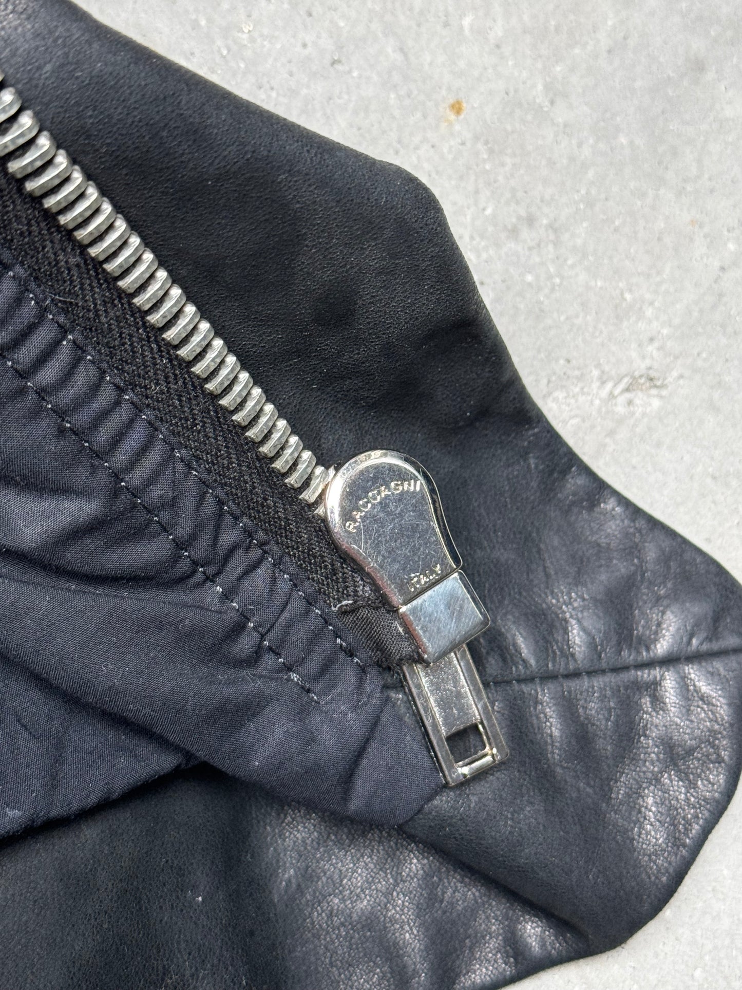 Rick Owens Leather Biker Jacket