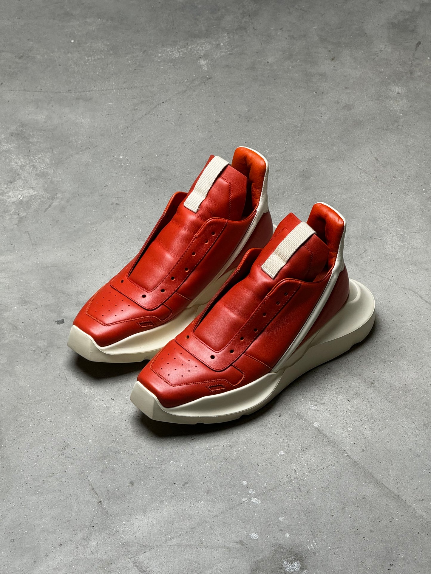 Rick Owens 1 OF 1 SAMPLE Geth Runner Orange Milk