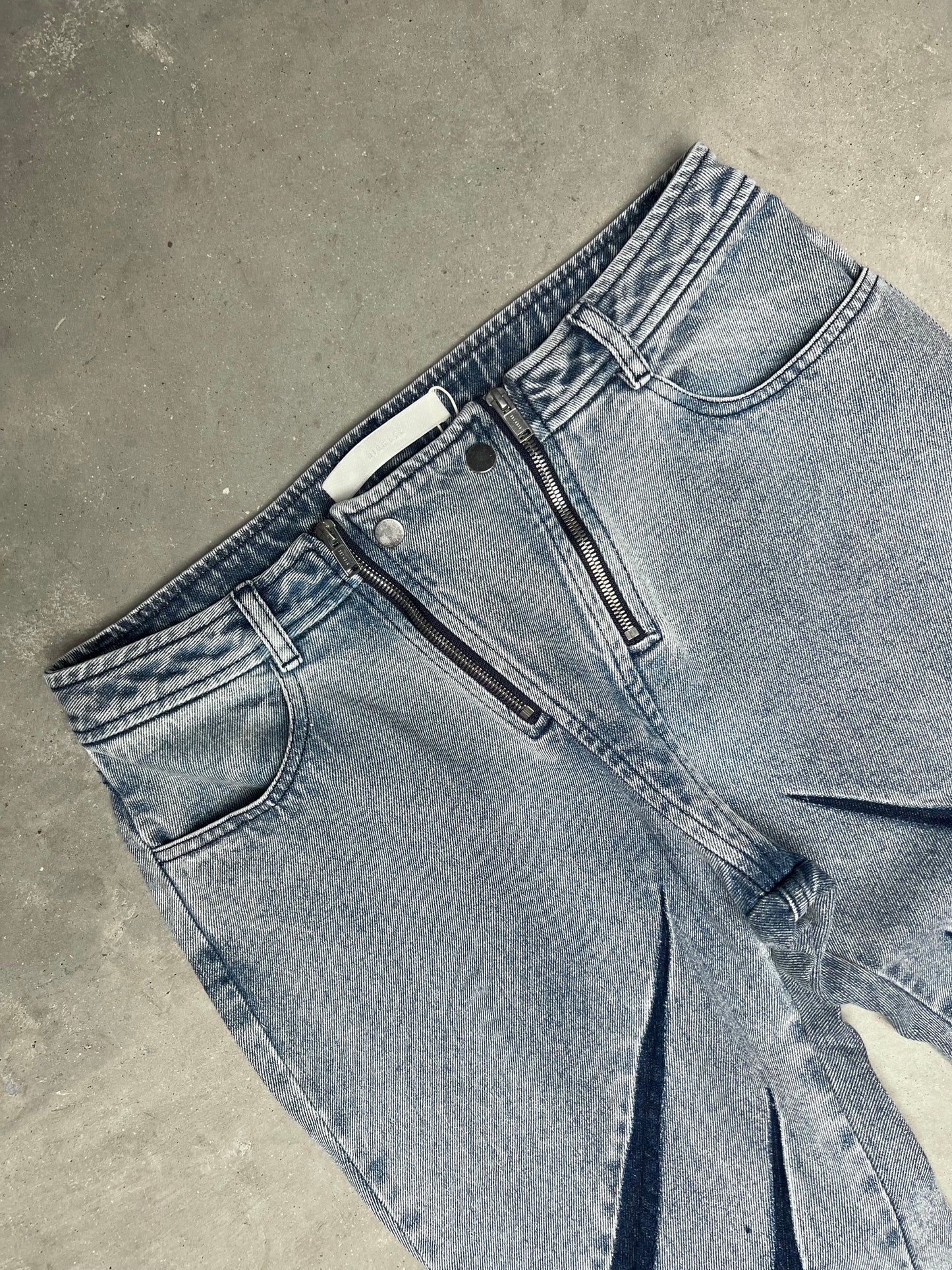 Dion Lee Darted Flared Denim Jeans