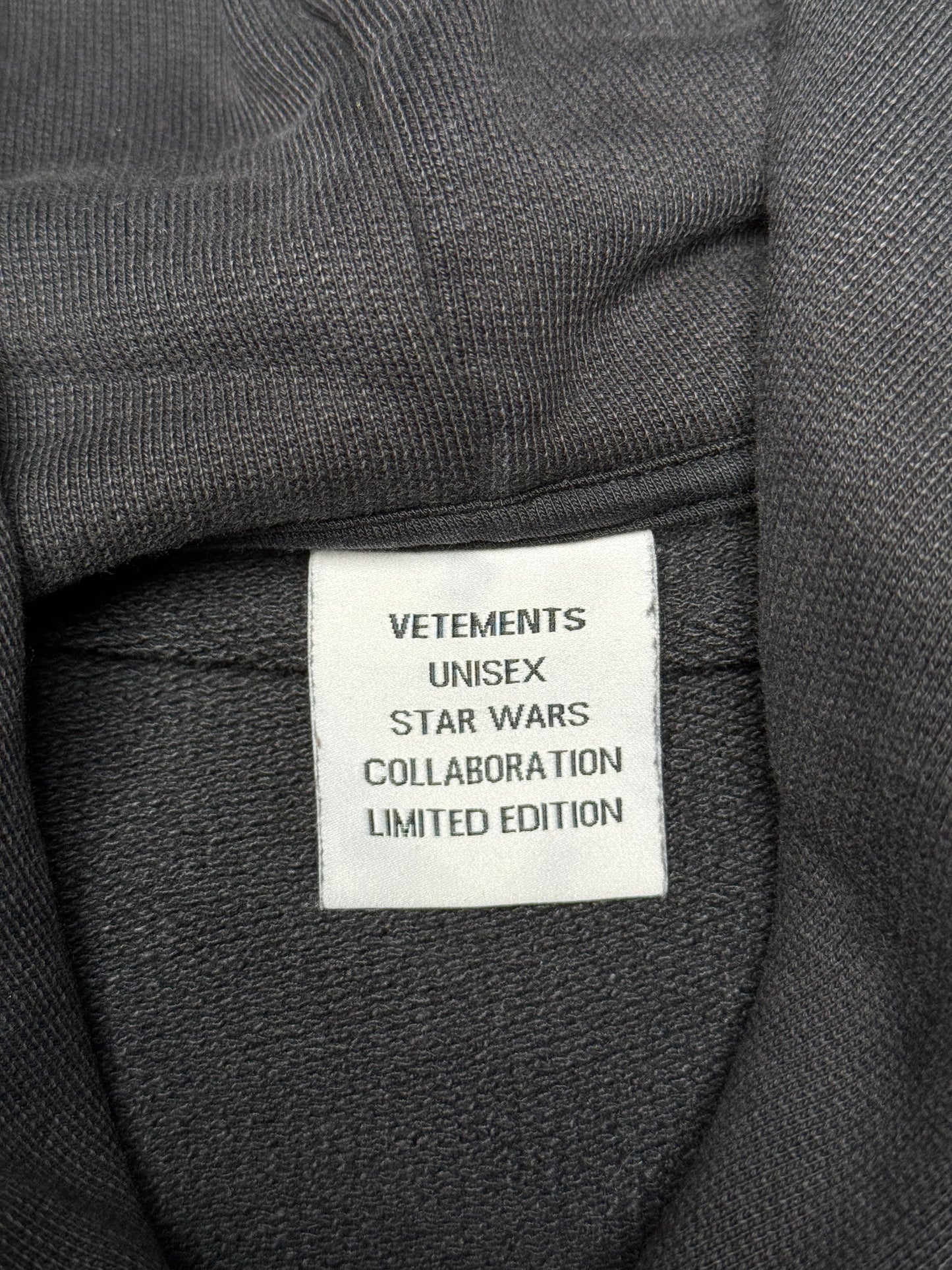 VETEMENTS Star Wars A New Hope Coming Soon Hoodie