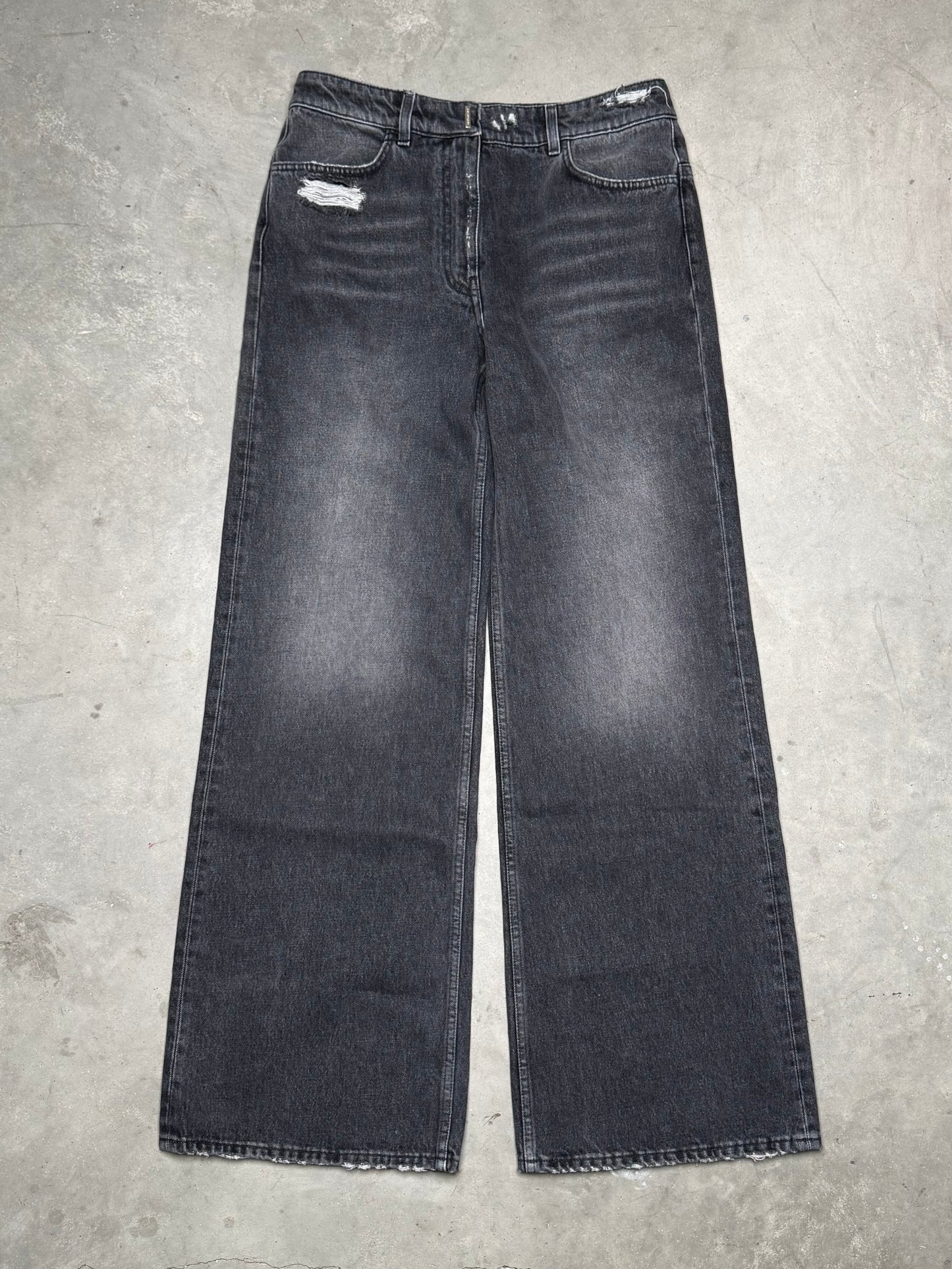 Givenchy Oversized Denim Jeans Black