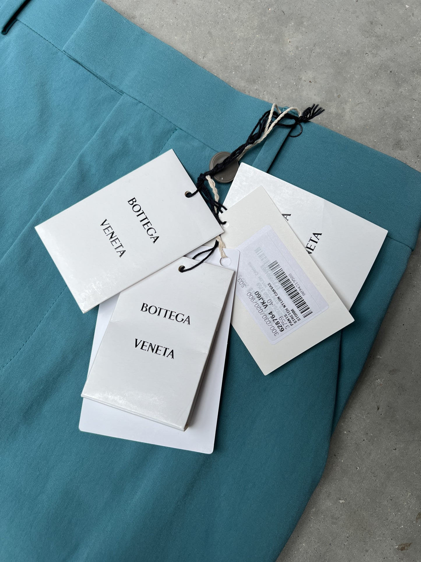 Bottega Veneta Nylon Canvas Knee Strap Pants