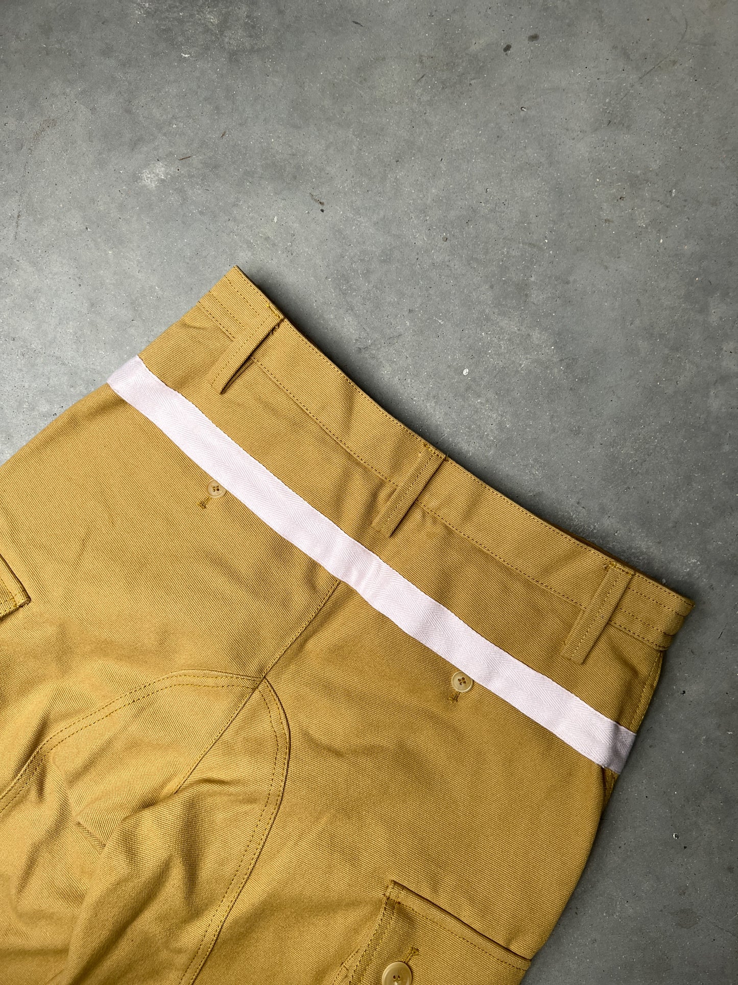 Jacquemus Le Cargo Giardino Dark Beige Cotton Cargo Pants