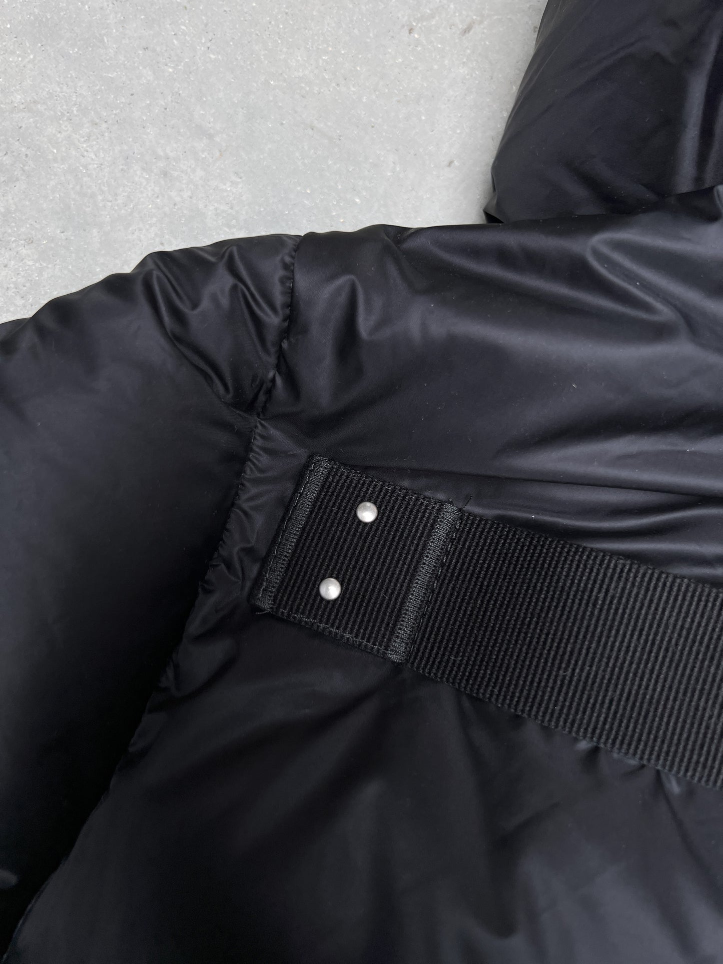 Rick Owens FW22 STROBE Funnel Neck Cropped Puffer Jacket
