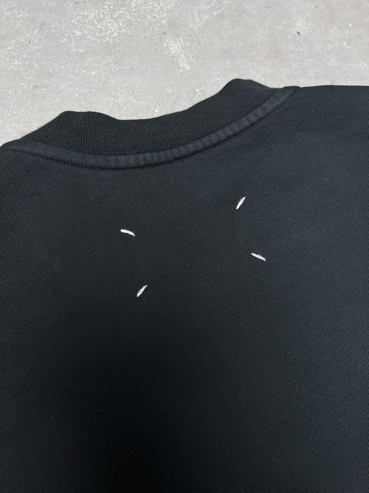 Maison Margiela Black Numbers Logo Sweatshirt