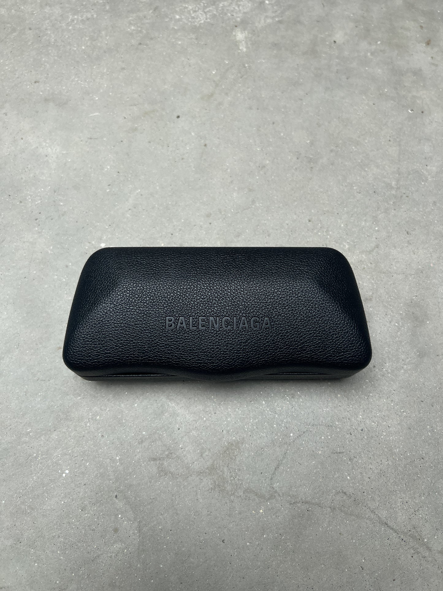 Balenciaga Bat Rectangle Sunglasses Silver