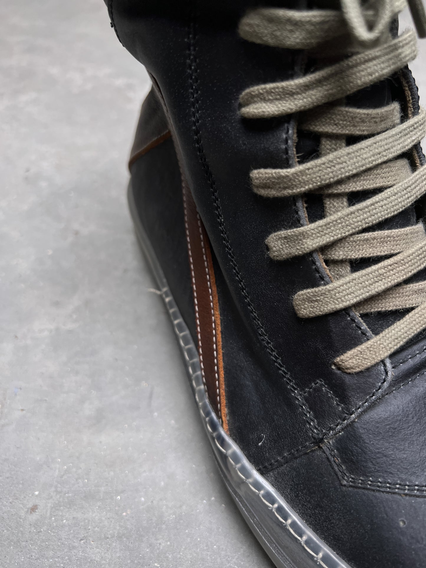 Rick Owens SS19 BABEL Geobasket Black Bluejay