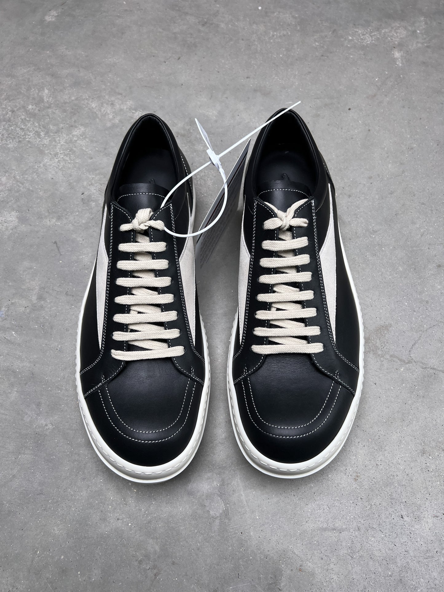 Rick Owens Vintage Sneaks Black Leather
