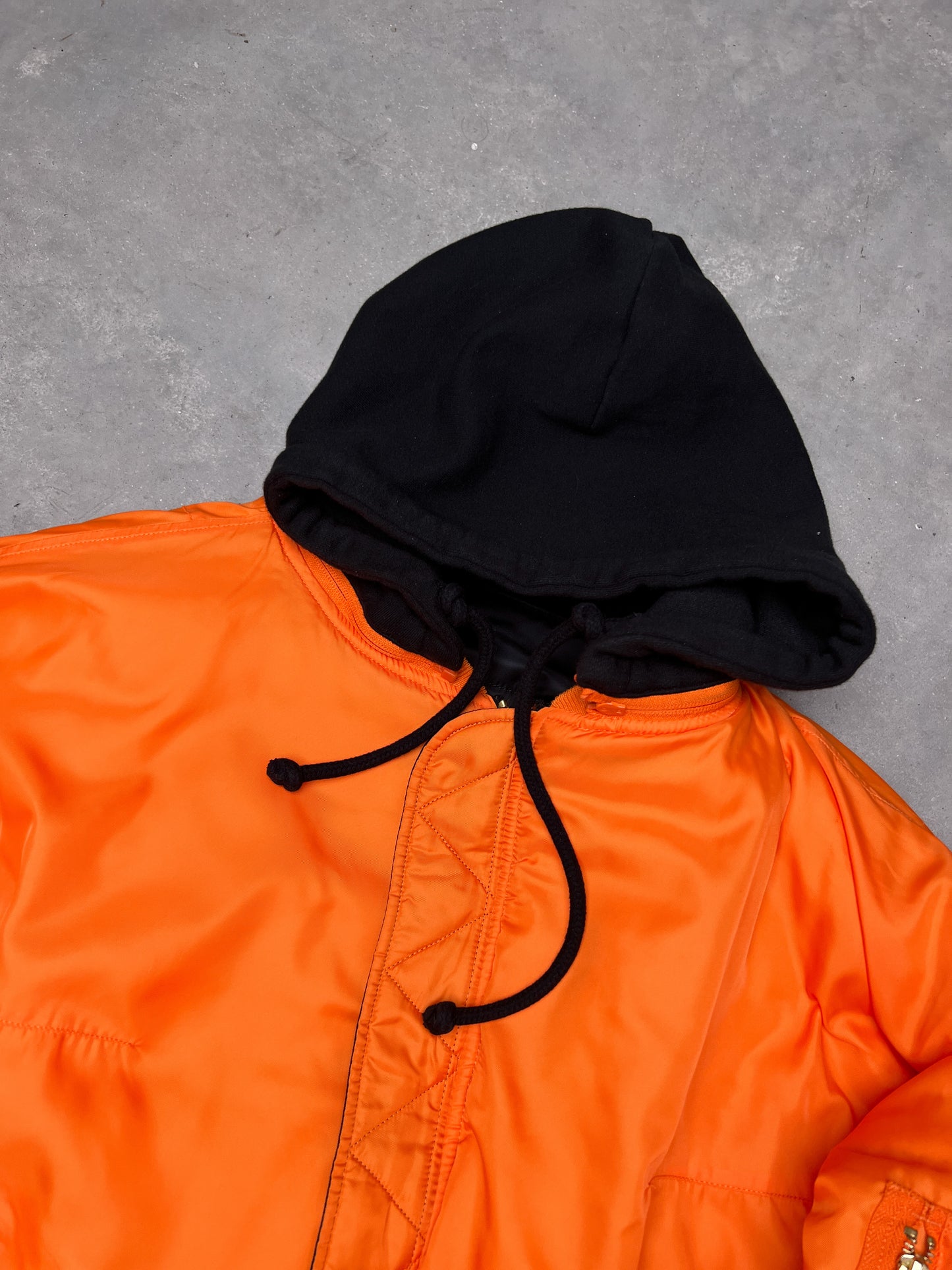 VETEMENTS SS17 x Alpha Industries Reversible Hooded Bomber Jacket