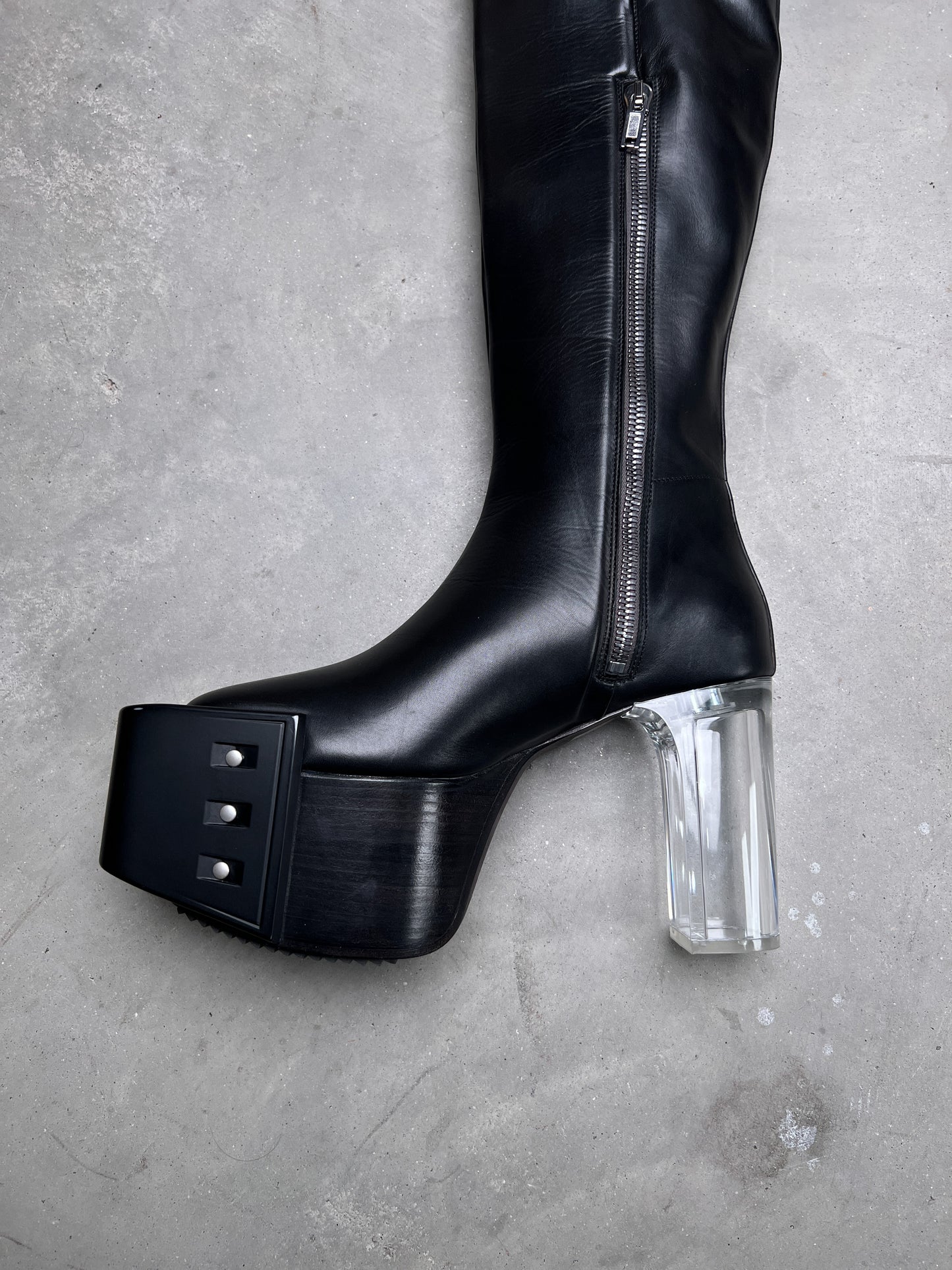 Rick Owens FW21 GETHSEMANE Thigh High Waders Kiss Boots