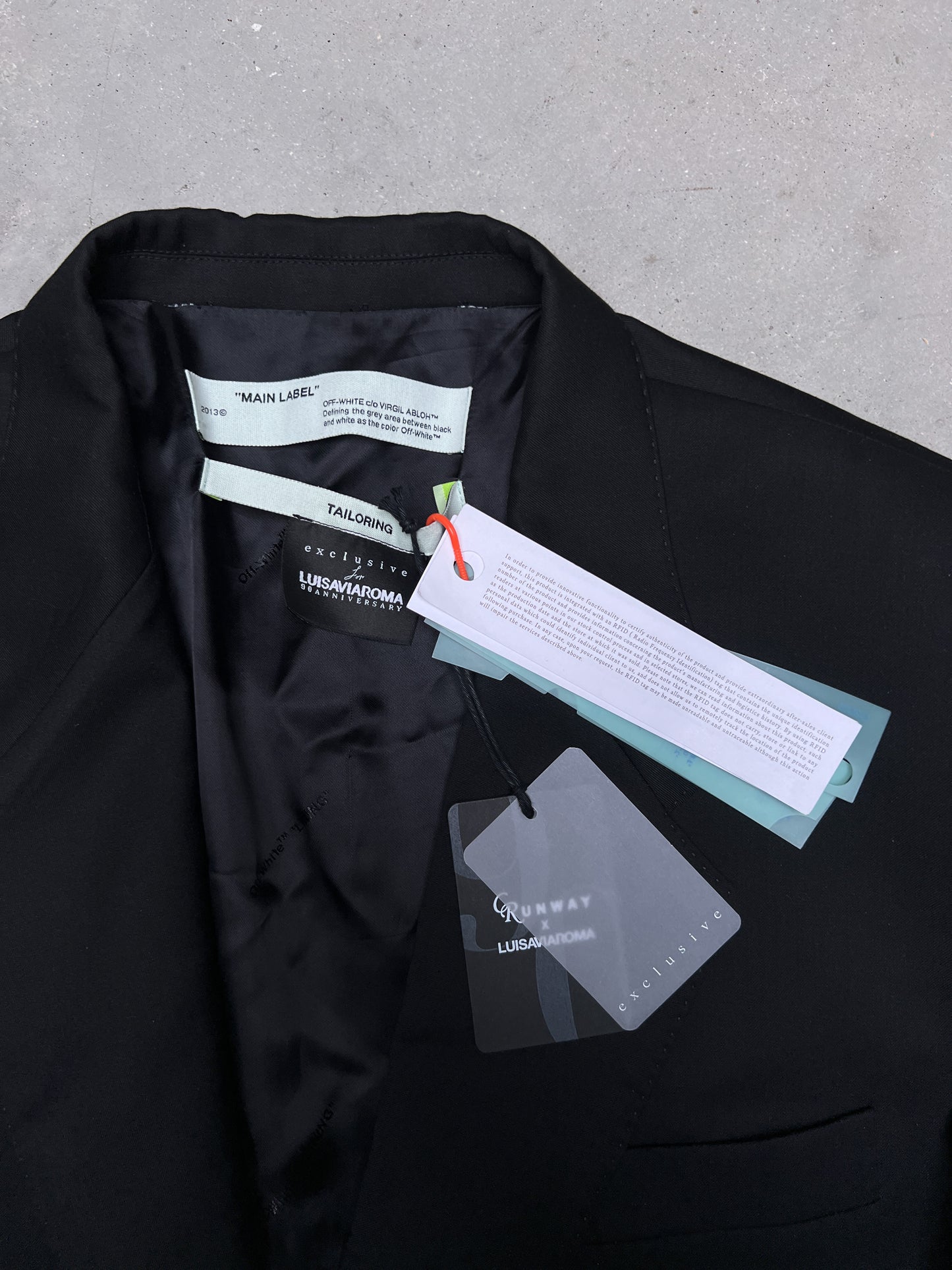 Off-White Luisaviaroma Exclusive Virgin Wool Suit Jacket