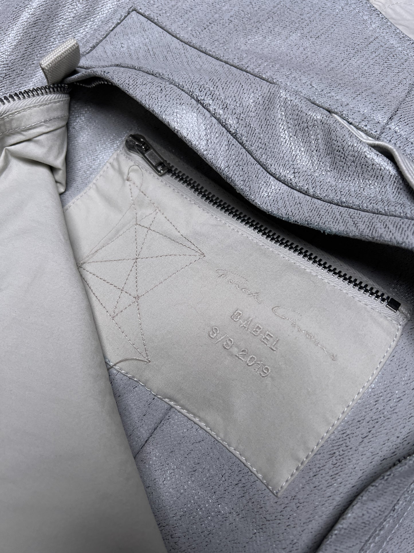 Rick Owens SS19 BABEL Runway Cargo Pocket Oyster Waist Bag