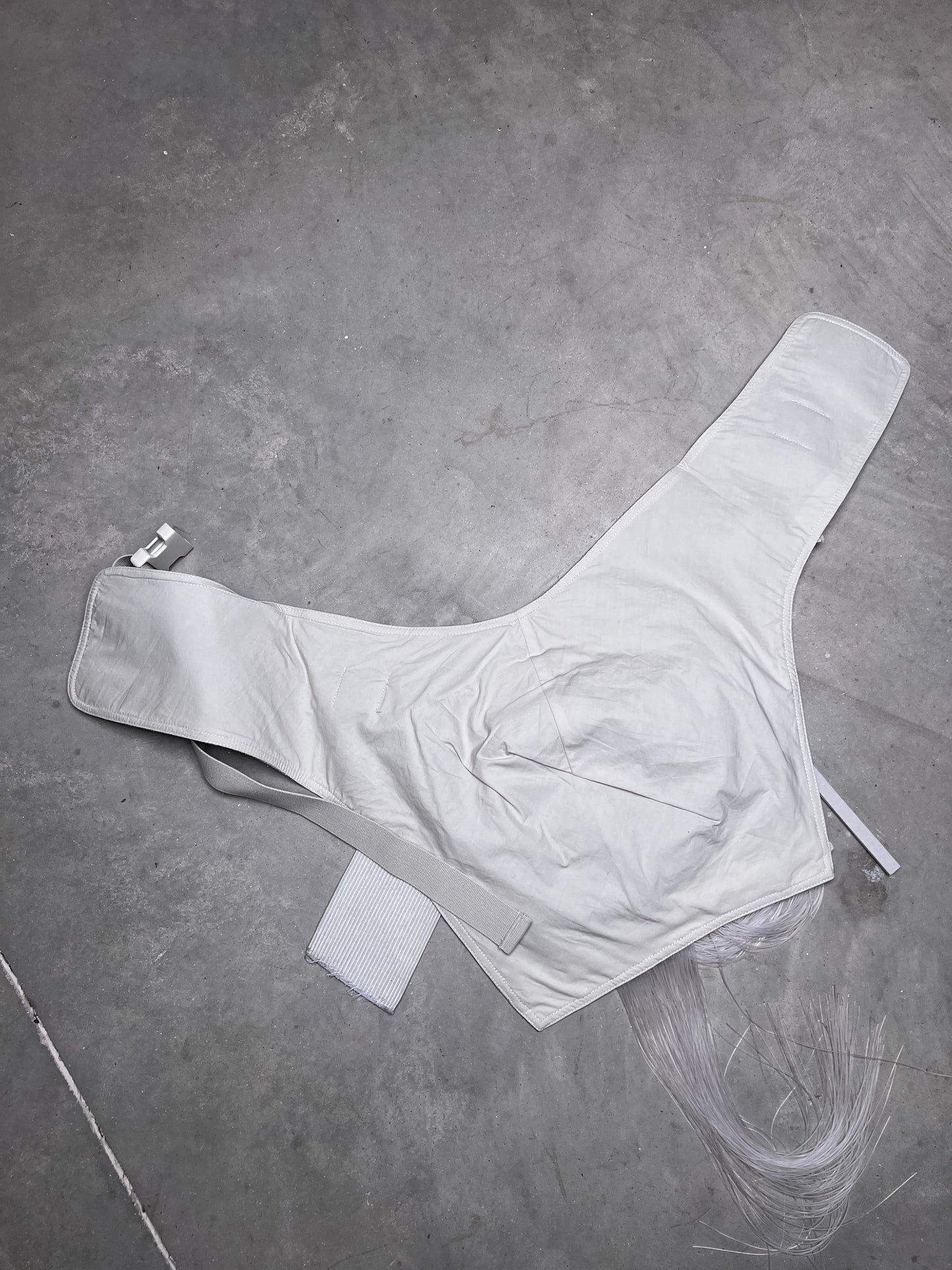 Rick Owens SS19 BABEL Runway Cargo Pocket Oyster Waist Bag