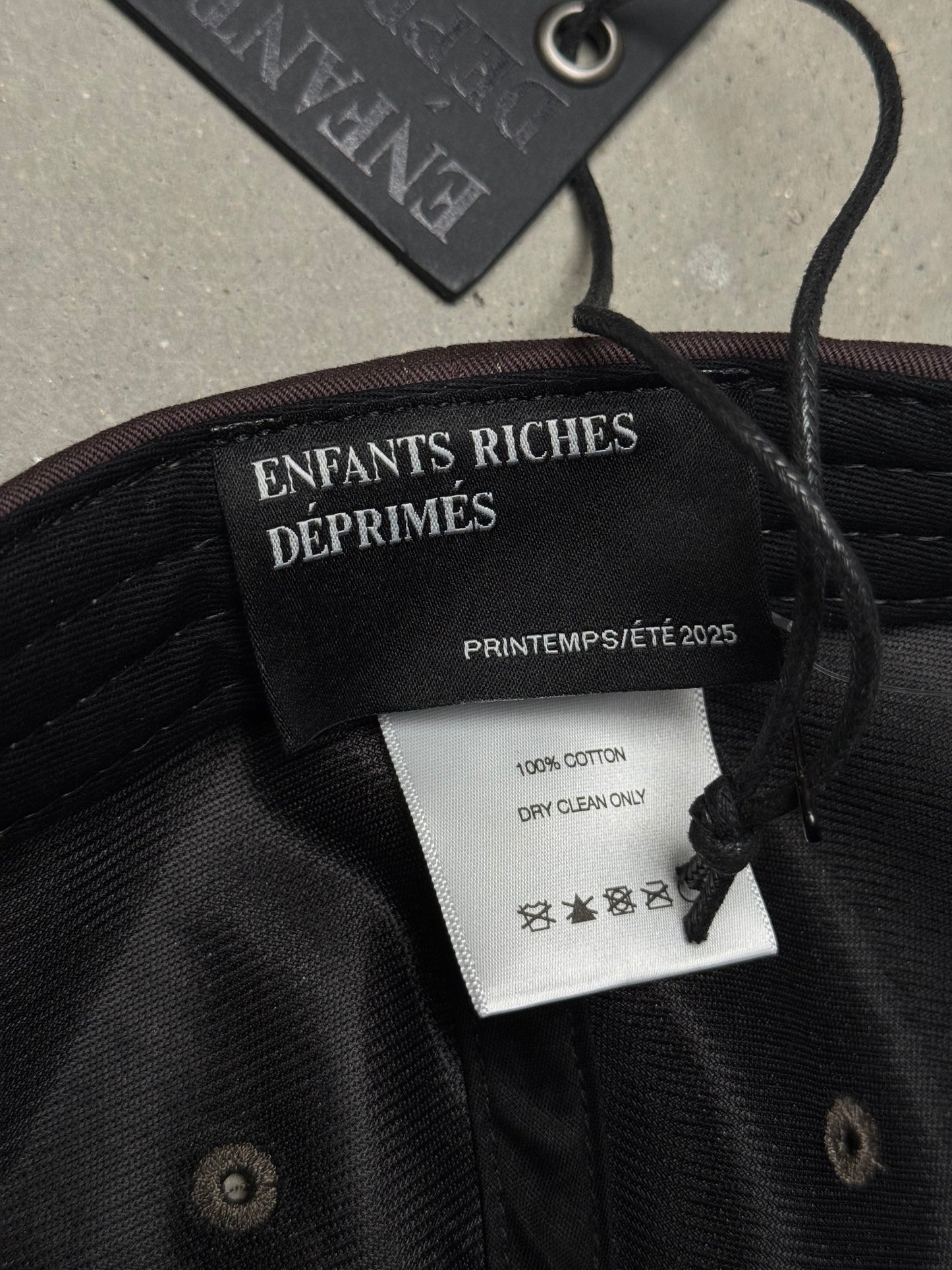 Enfants Riches Déprimés Tabac Rat 6-Panel Hat Faded Black