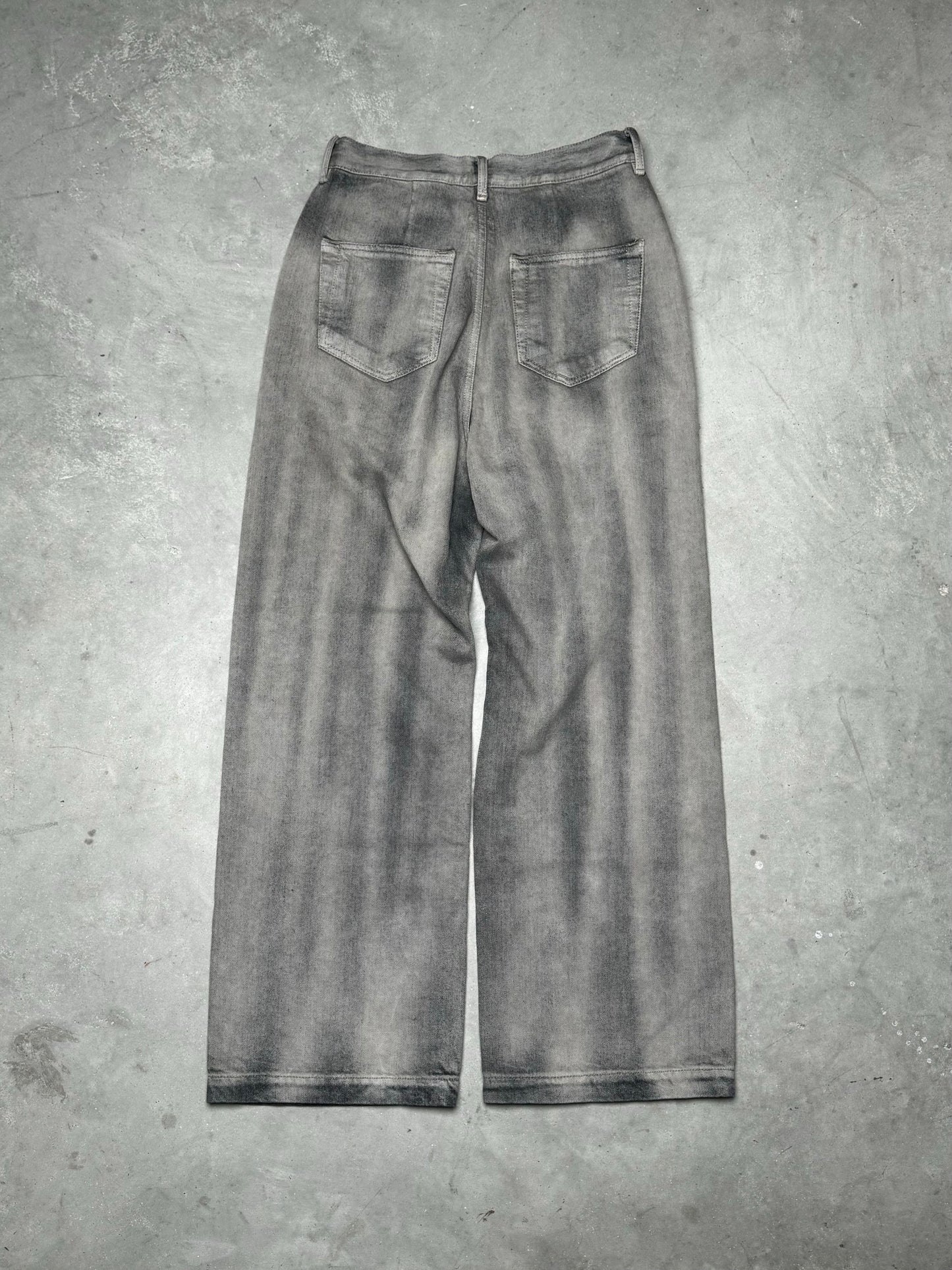 Rick Owens DRKSHDW FW23 LUXOR Geth Jeans Mineral Pearl