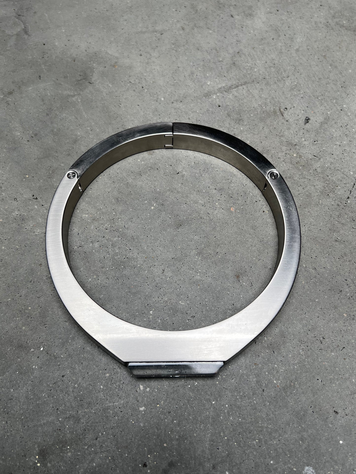 Rick Owens Crystal Beveled Choker Necklace