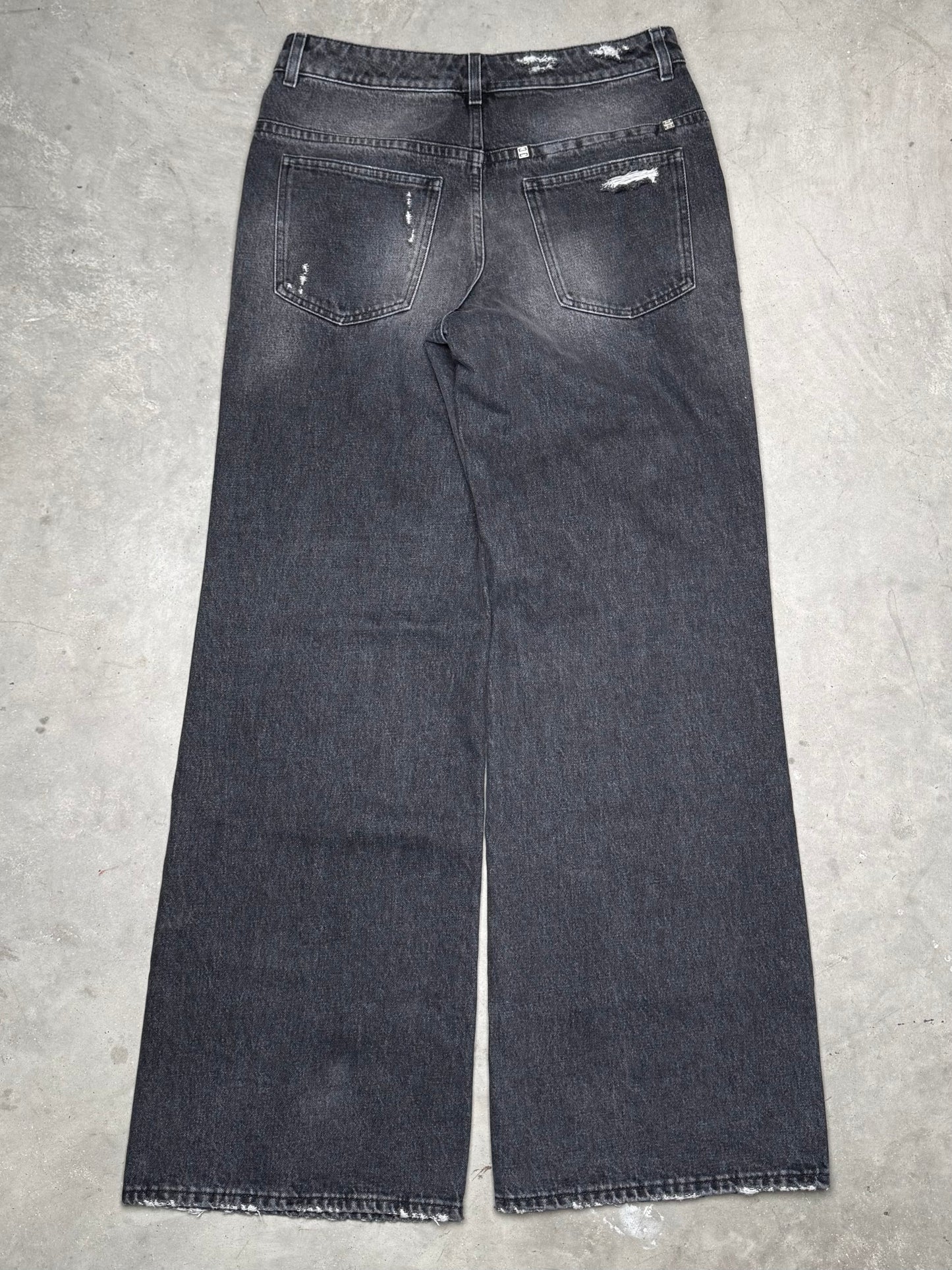 Givenchy Oversized Denim Jeans Black