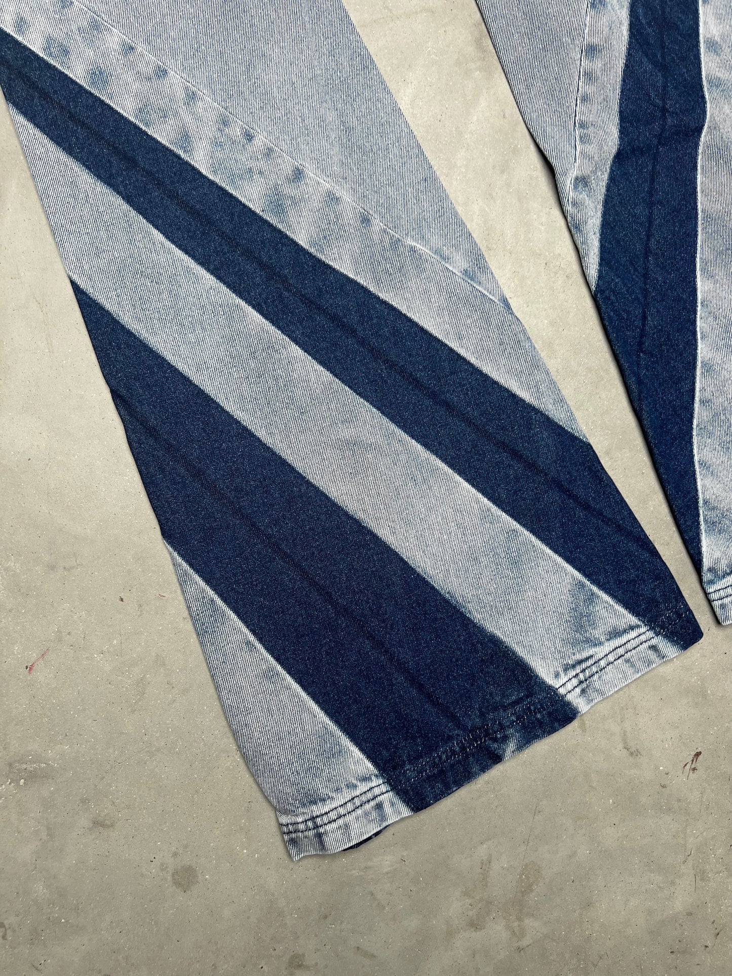 Dion Lee Darted Flared Denim Jeans