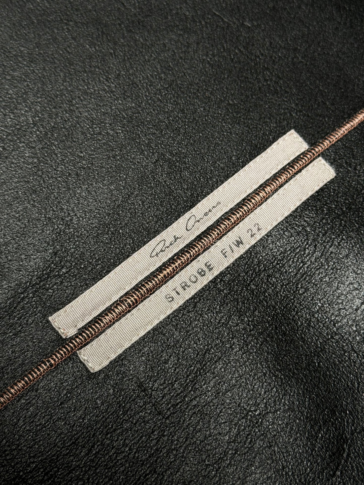Rick Owens FW22 STROBE Pony Hair Gimp Jacket Dirty Pink