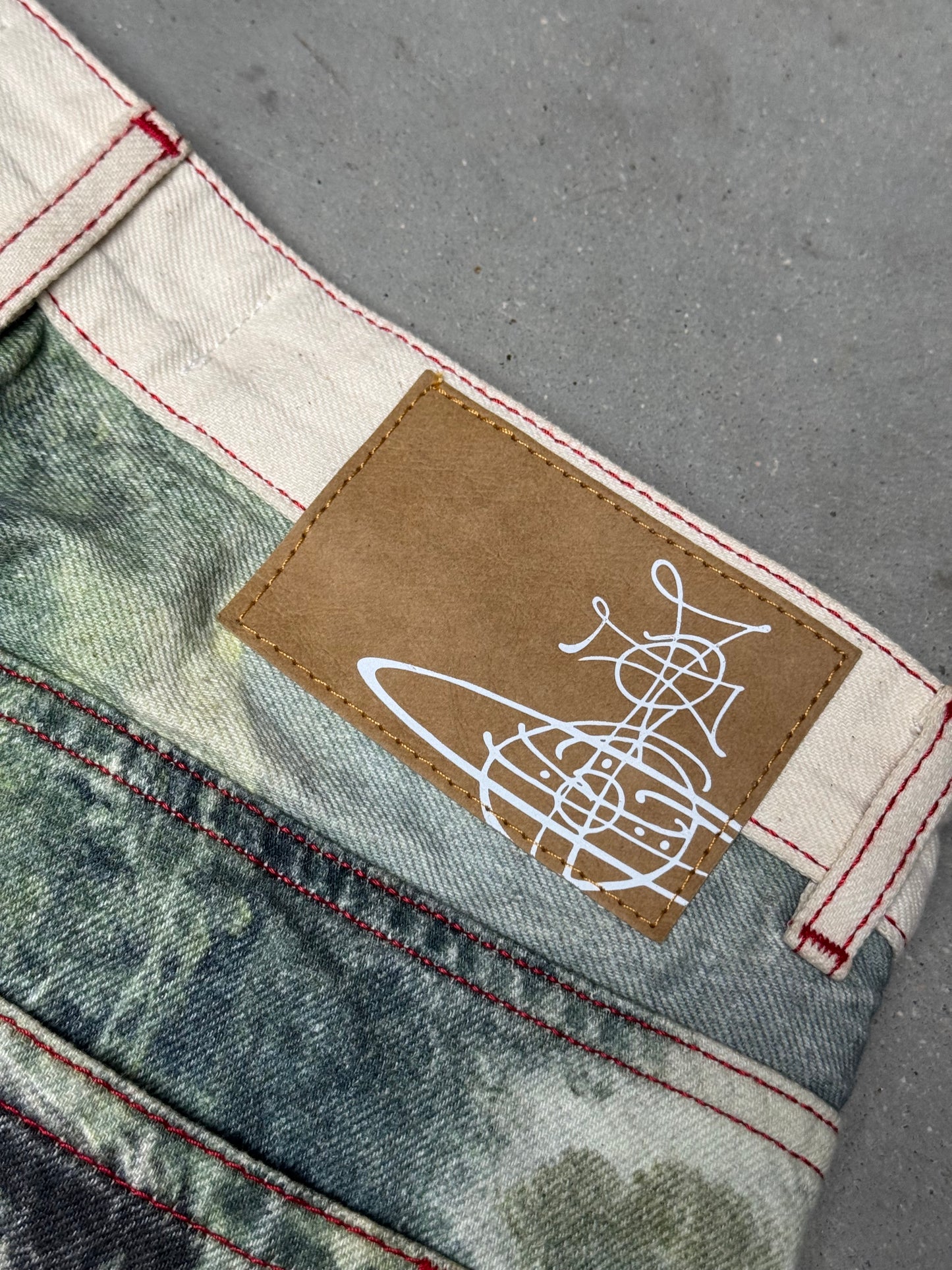 Vivienne Westwood AW21 Harris Boucher Painting Jeans