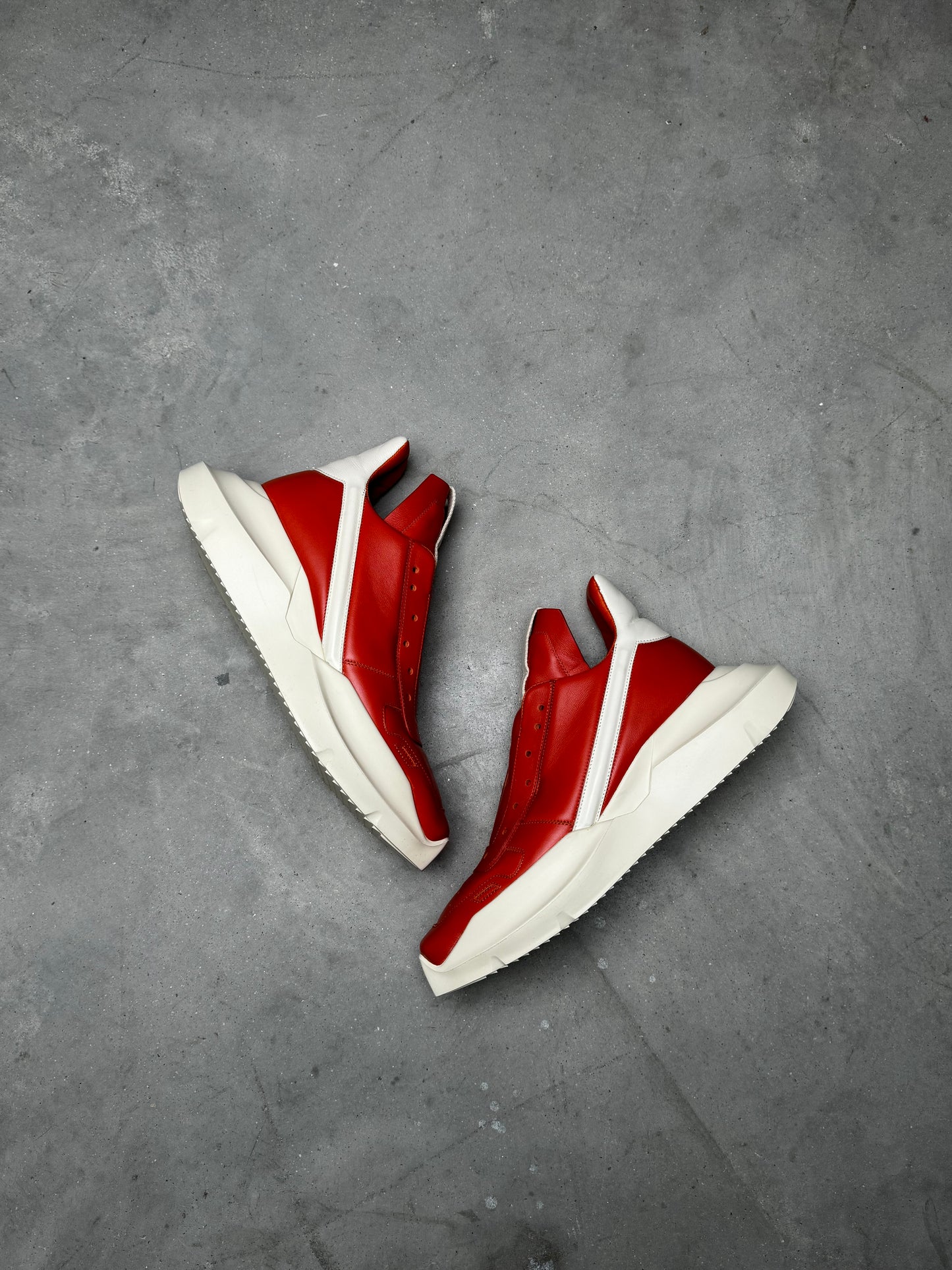 Rick Owens 1 OF 1 SAMPLE Geth Runner Orange Milk