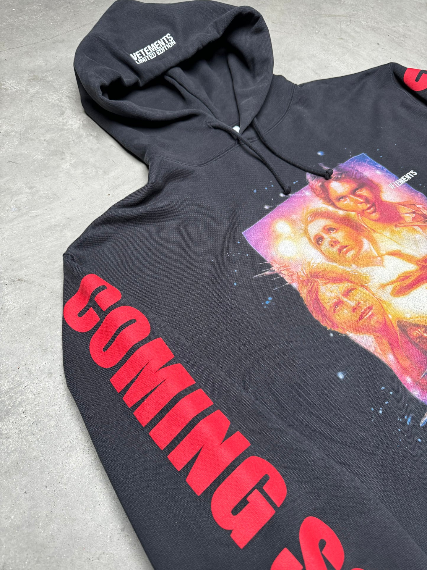 VETEMENTS Star Wars A New Hope Coming Soon Hoodie