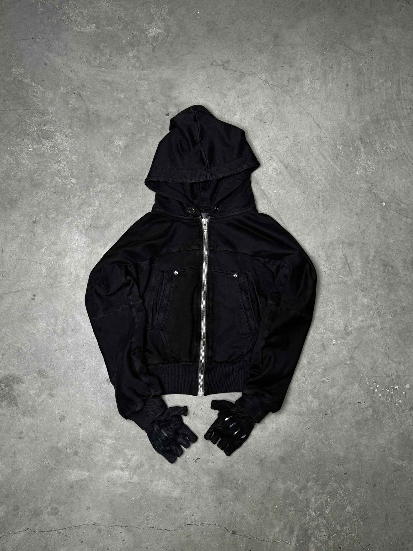 Shine Luxury Bozomane Inserted Zip Hoodie