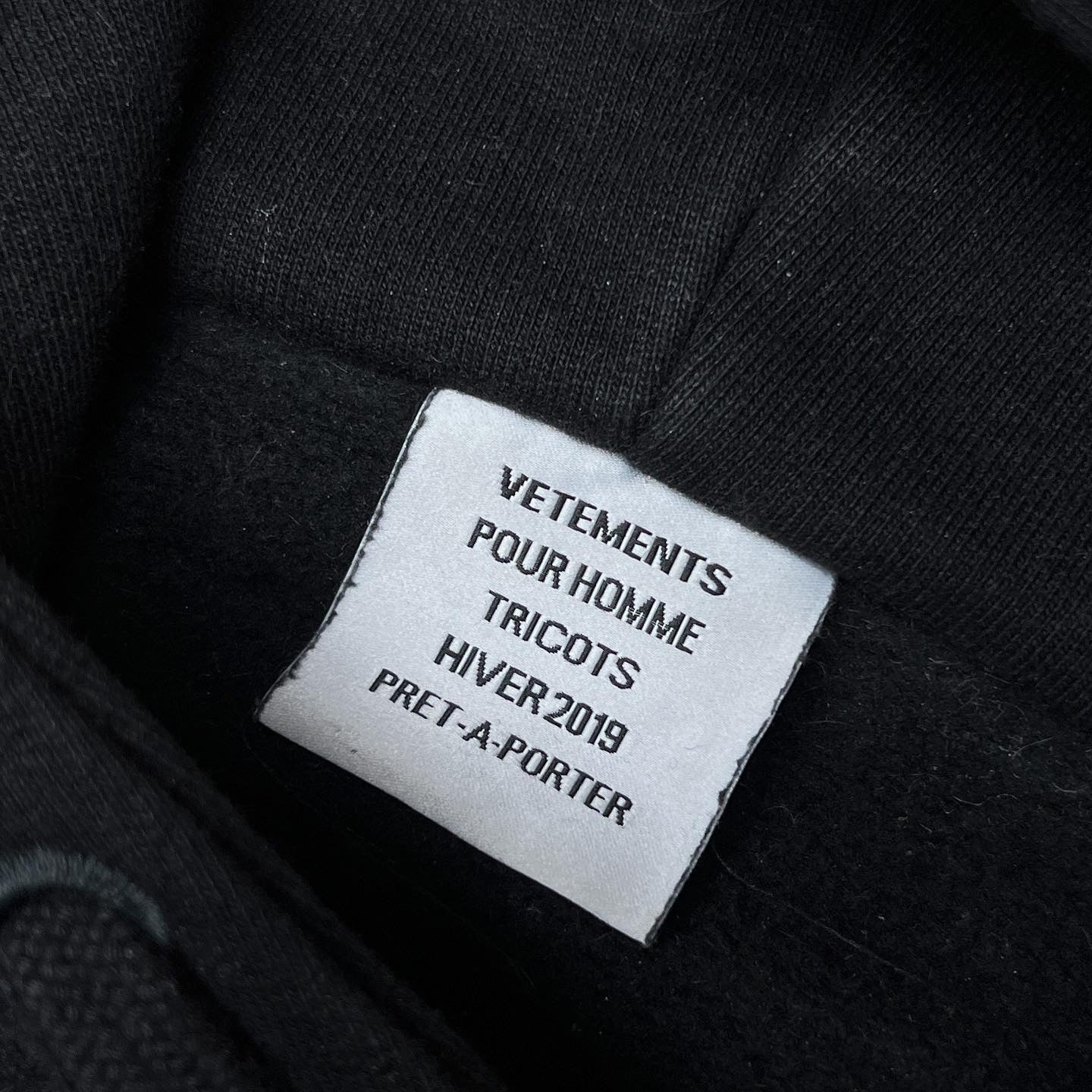 VETEMENTS FW18 Russia Patchwork Hoodie