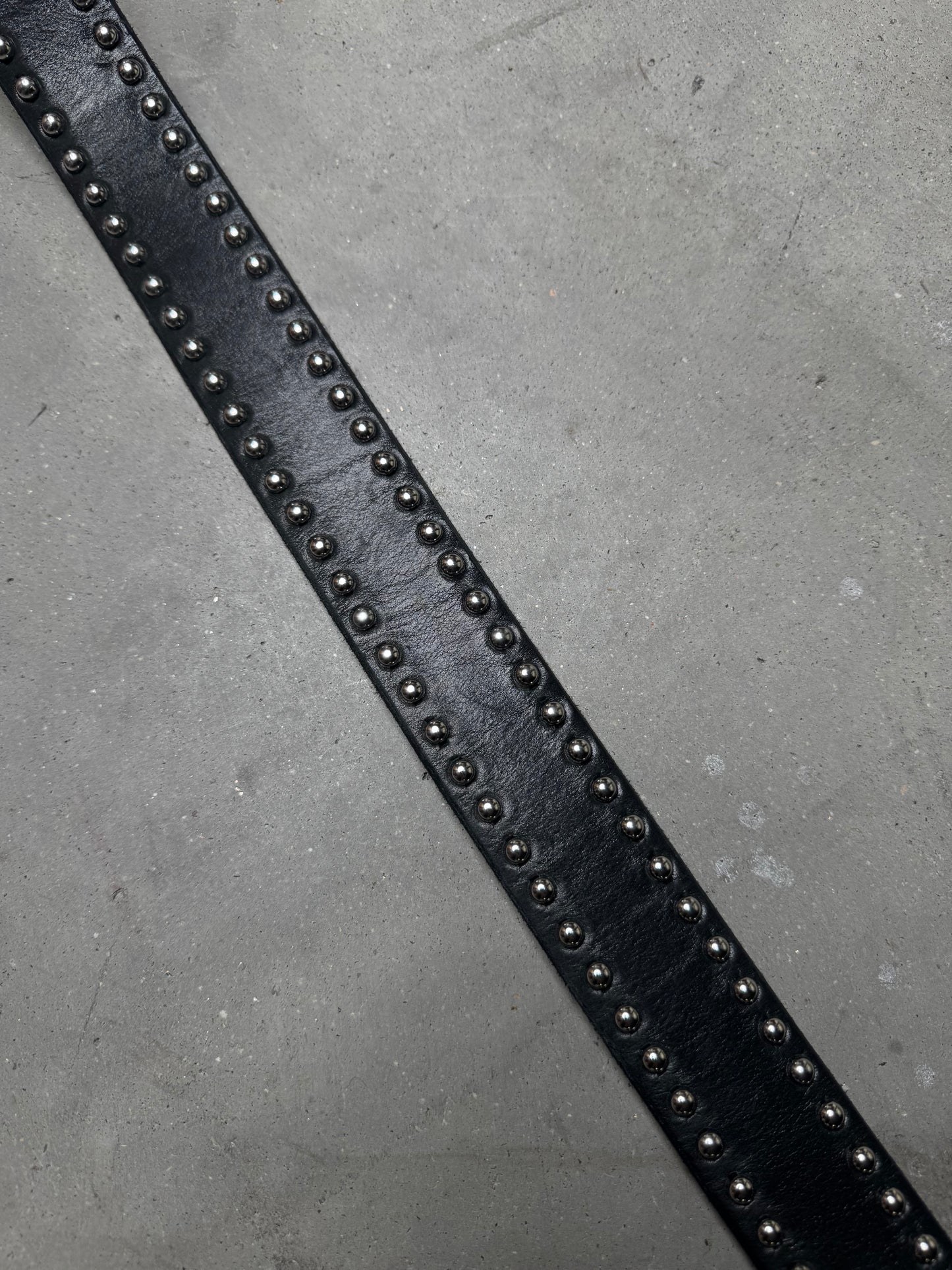 Enfants Riches Déprimés Eagle Buckle Studded Belt Black