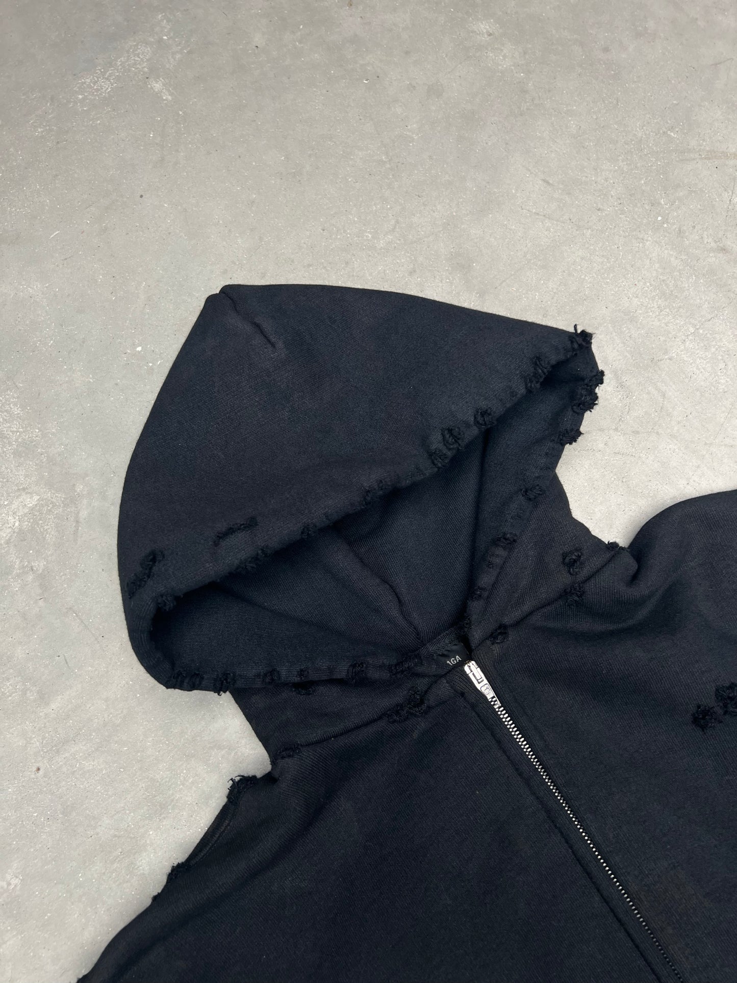 Balenciaga Paris Moon Outerwear Zip Up Hoodie