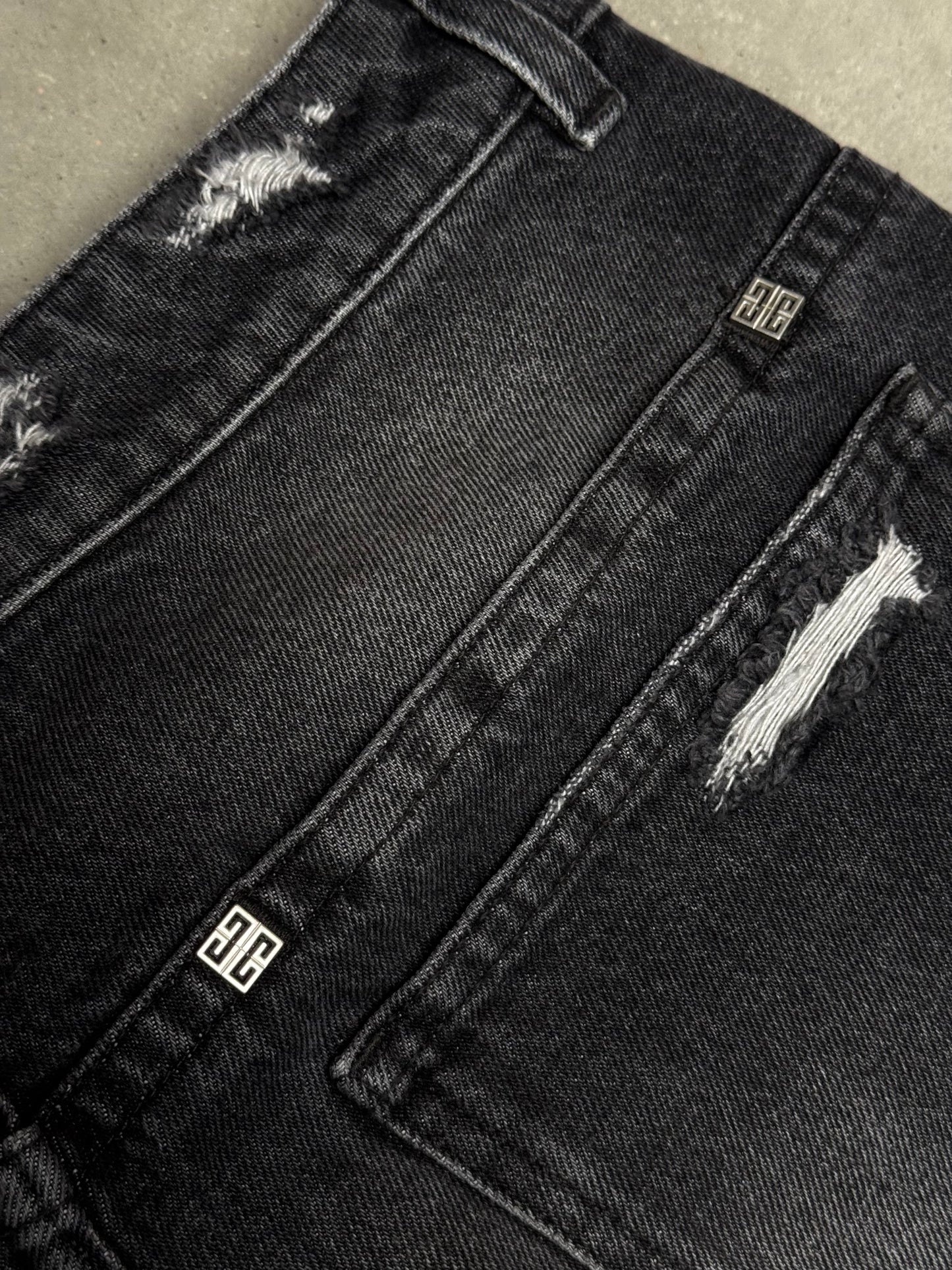 Givenchy Oversized Denim Jeans Black